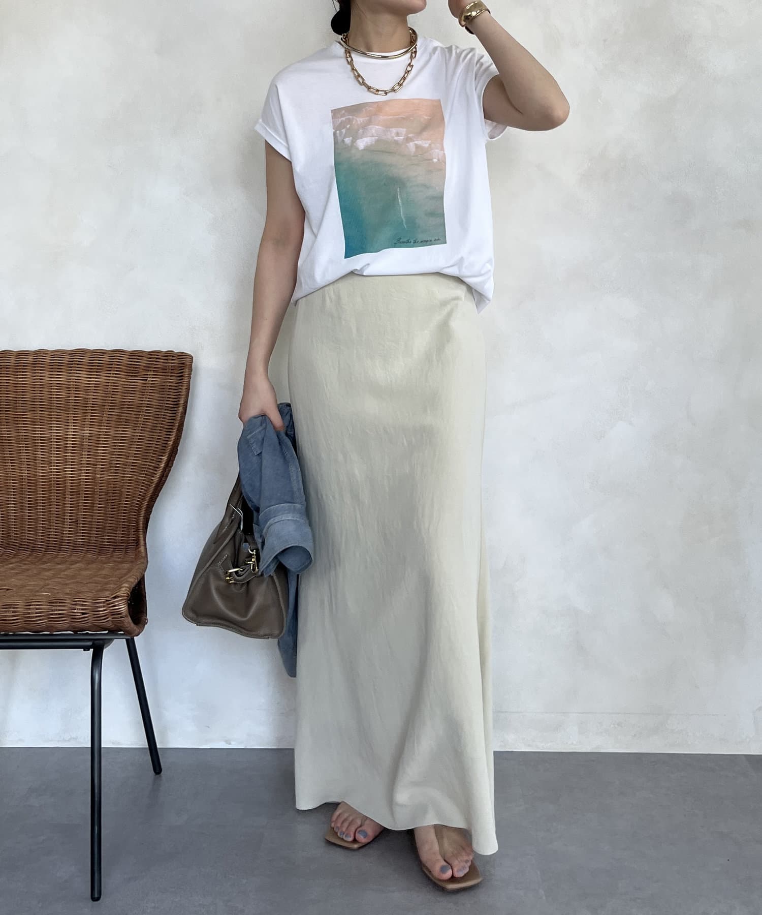 WEB限定】SUMMERフォトプリントTEE | DOUDOU(ドゥドゥ