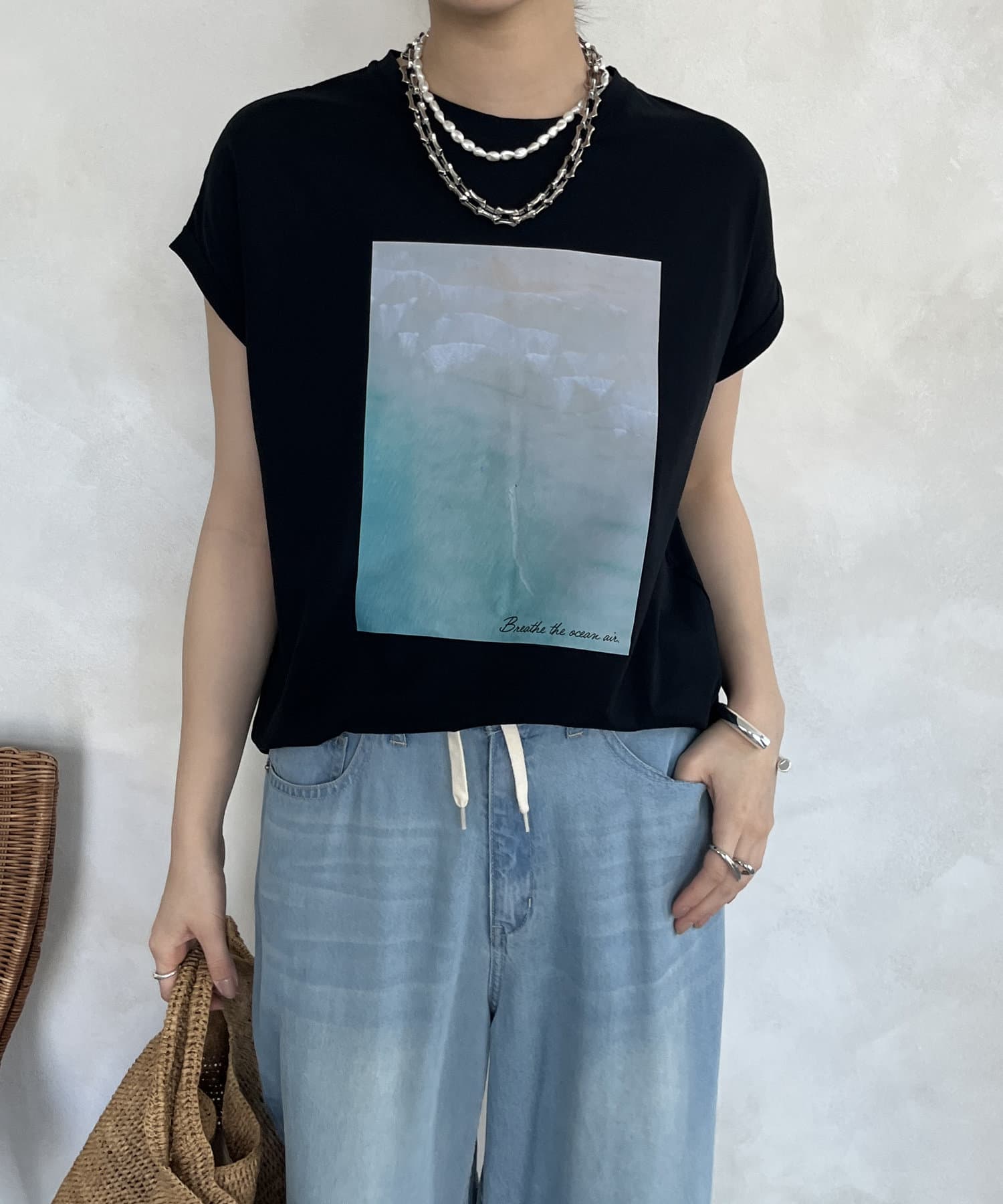 WEB限定】SUMMERフォトプリントTEE | DOUDOU(ドゥドゥ