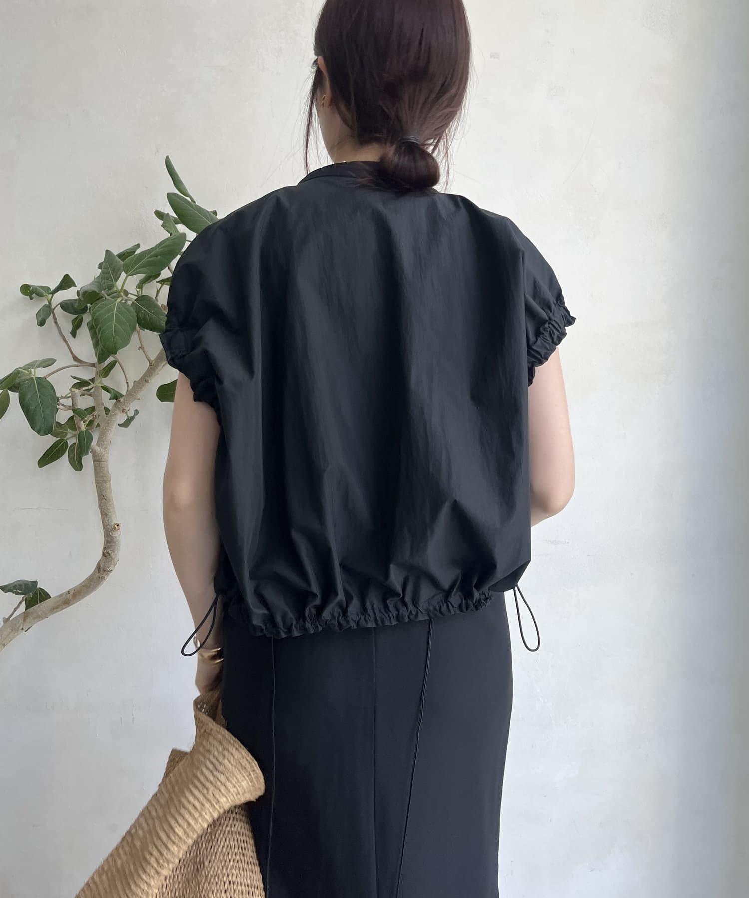 DOUDOU(ドゥドゥ) 【WEB限定】ショートスナップシャツベスト