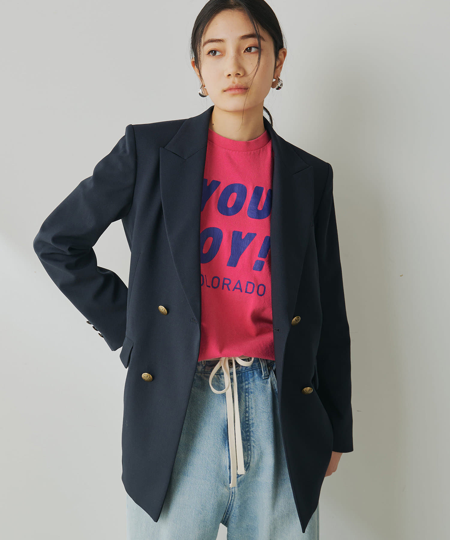 FREDY & GLOSTER｜シアー半袖ダブルジャケット | Rakuten