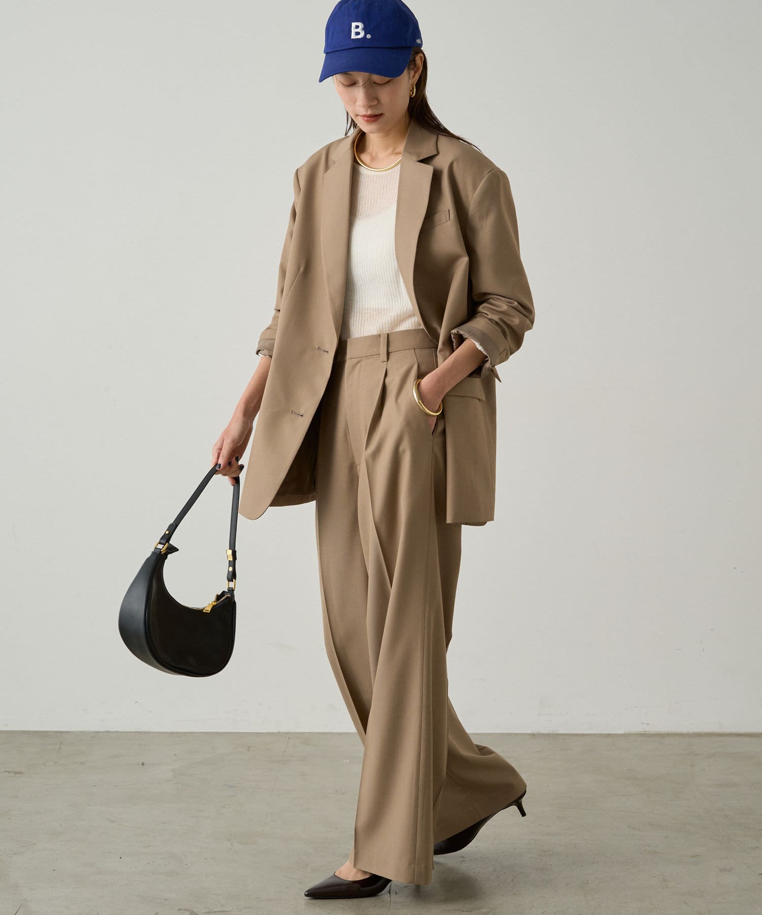 【新品タグ付】Loungedress ラウンジドレス TRジャケット ベージュ Loungedress】TRジャケット | OUTLET(アウトレット)レディース
