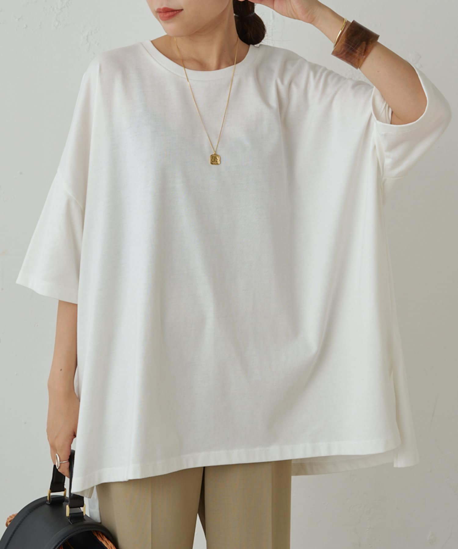 専用　2点まとめ　Loungedress 　シアーテレコカットソー　ブラック ドレープカットソー（Tシャツ/カットソー）｜LOUNGEDRESS