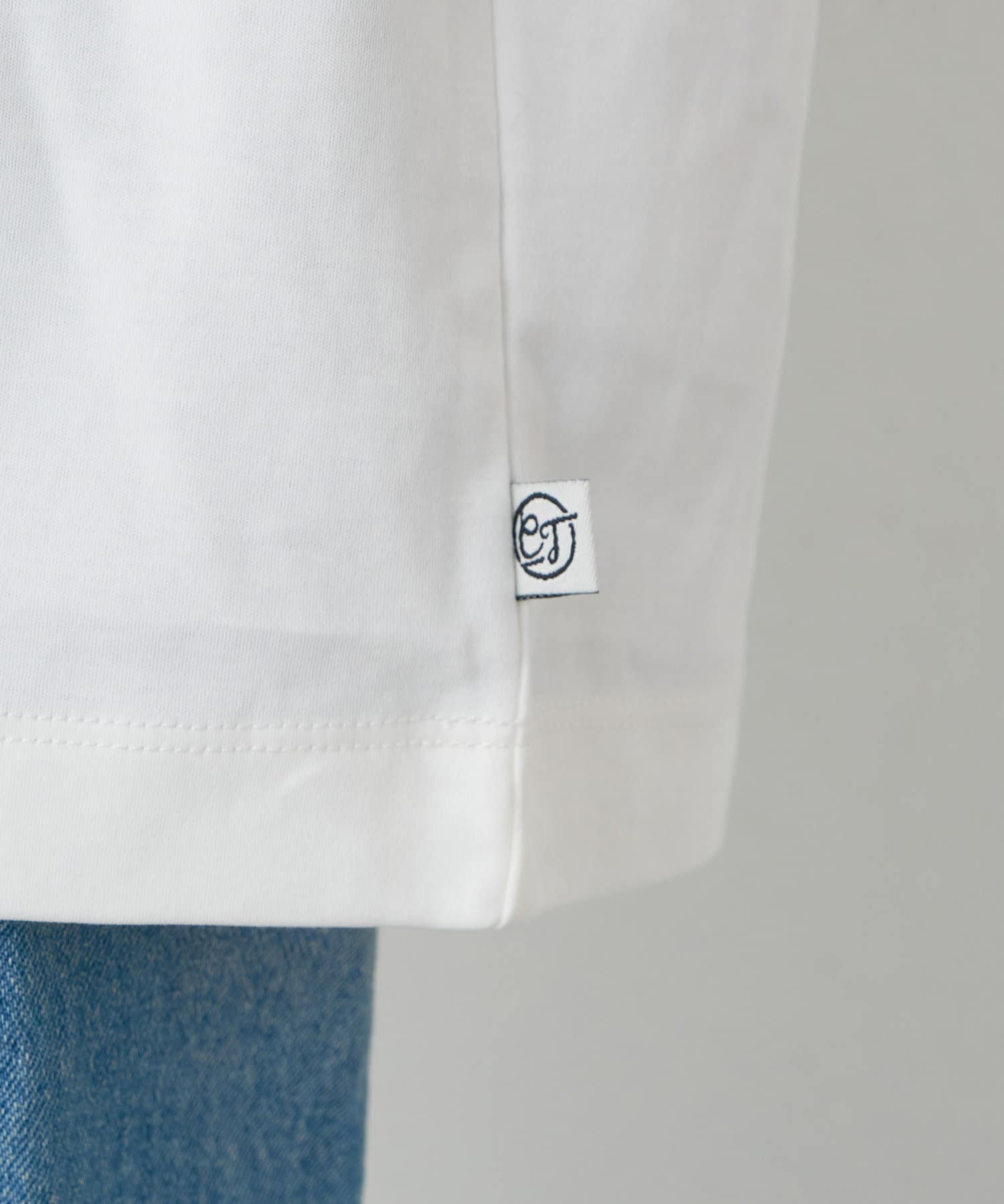 OUTLET(アウトレット) 【CIAOPANIC TYPY】シルケット天竺袖ロールアップ半袖Tee