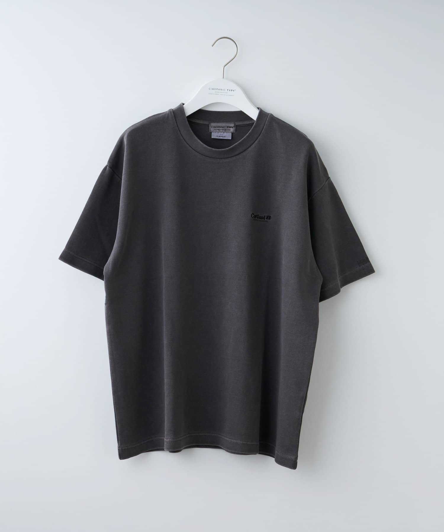 OUTLET(アウトレット) 【CIAOPANIC TYPY】ダンボールワンポイント刺繍プリントTee