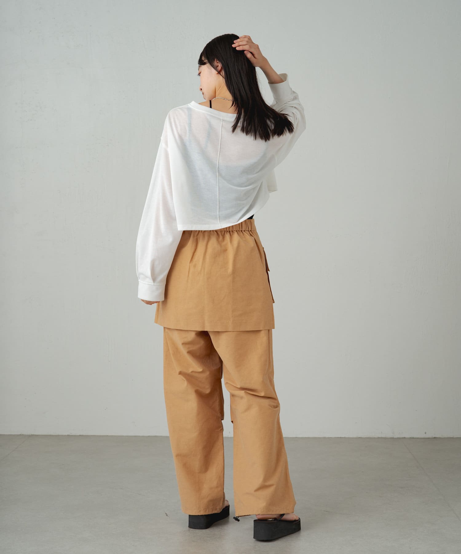 OUTLET(アウトレット) 【earthy_】【撥水】パラシュートパンツ