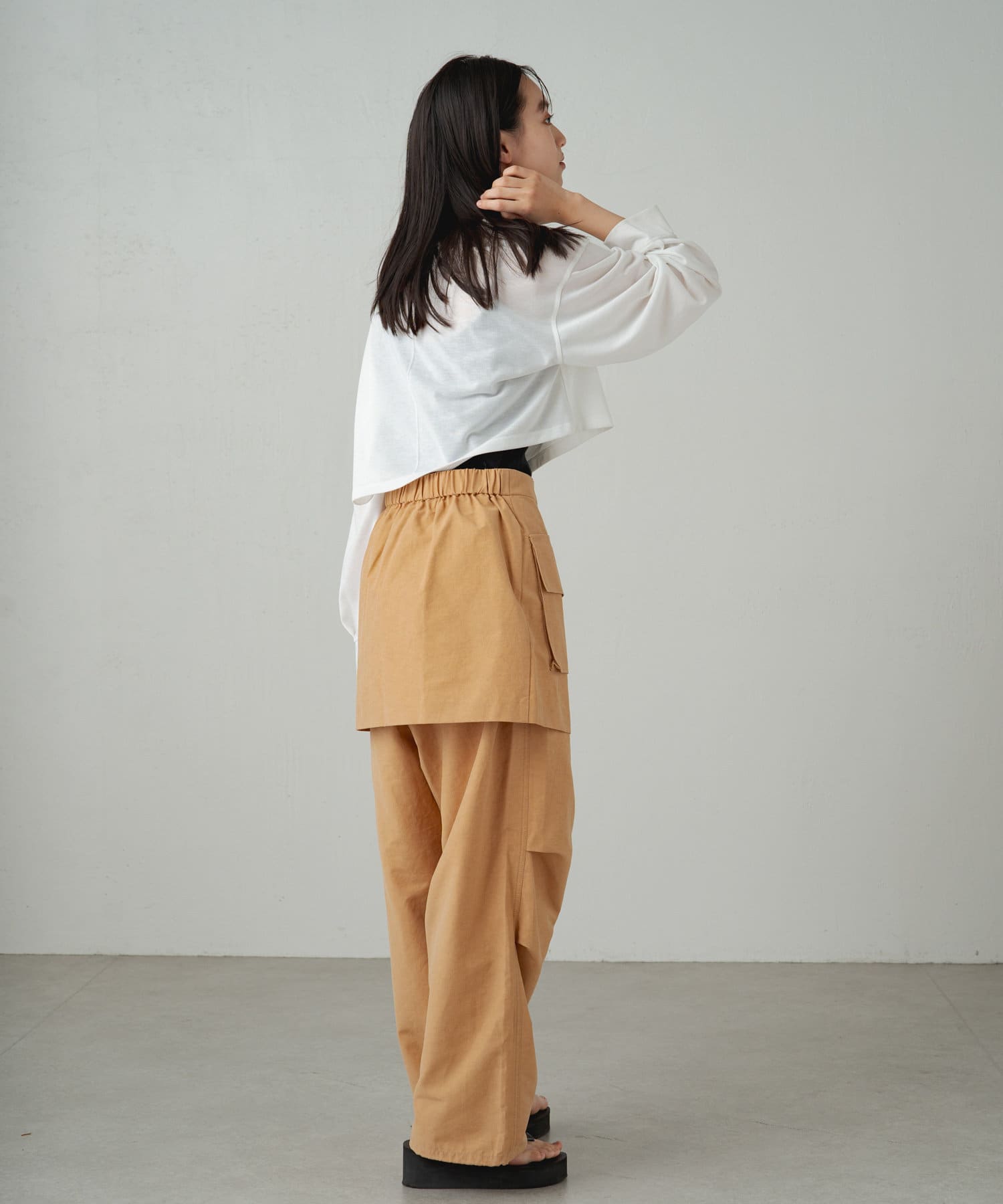 OUTLET(アウトレット) 【earthy_】【撥水】パラシュートパンツ