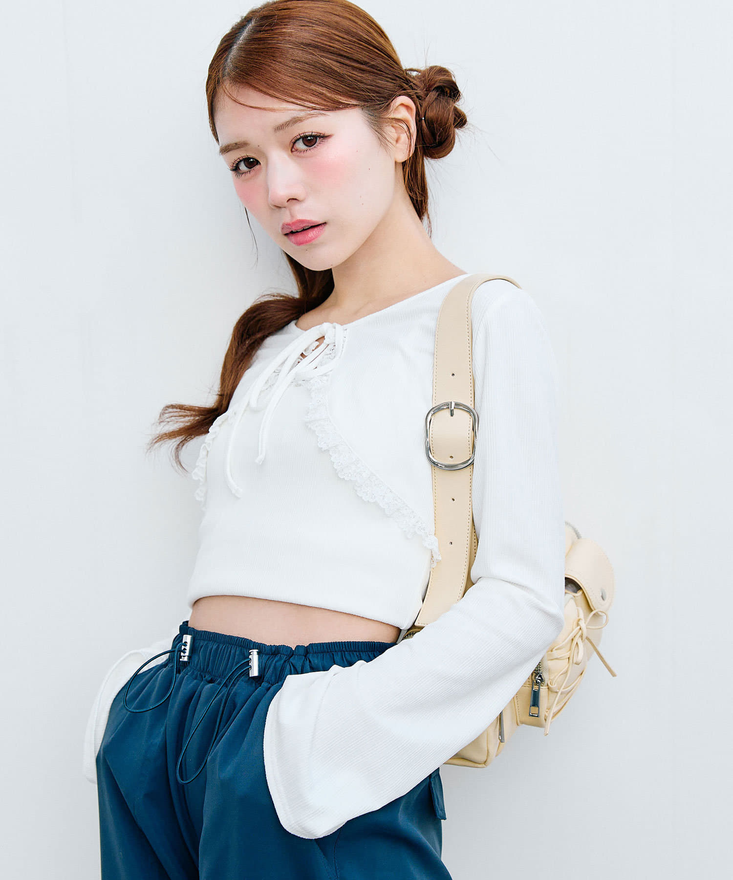 セットアイテム】レースフリルボレロセット | OLIVE des OLIVE