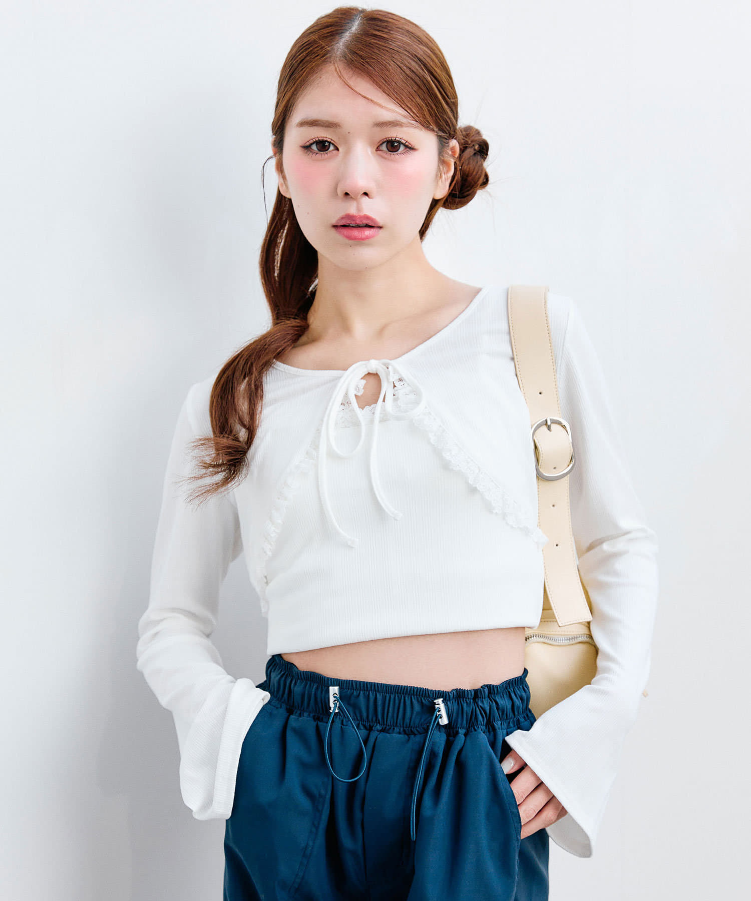 オリーブデオリーブ レースフリルボレロセット ピンク セットアイテム】レースフリルボレロセット | OLIVE des OLIVE