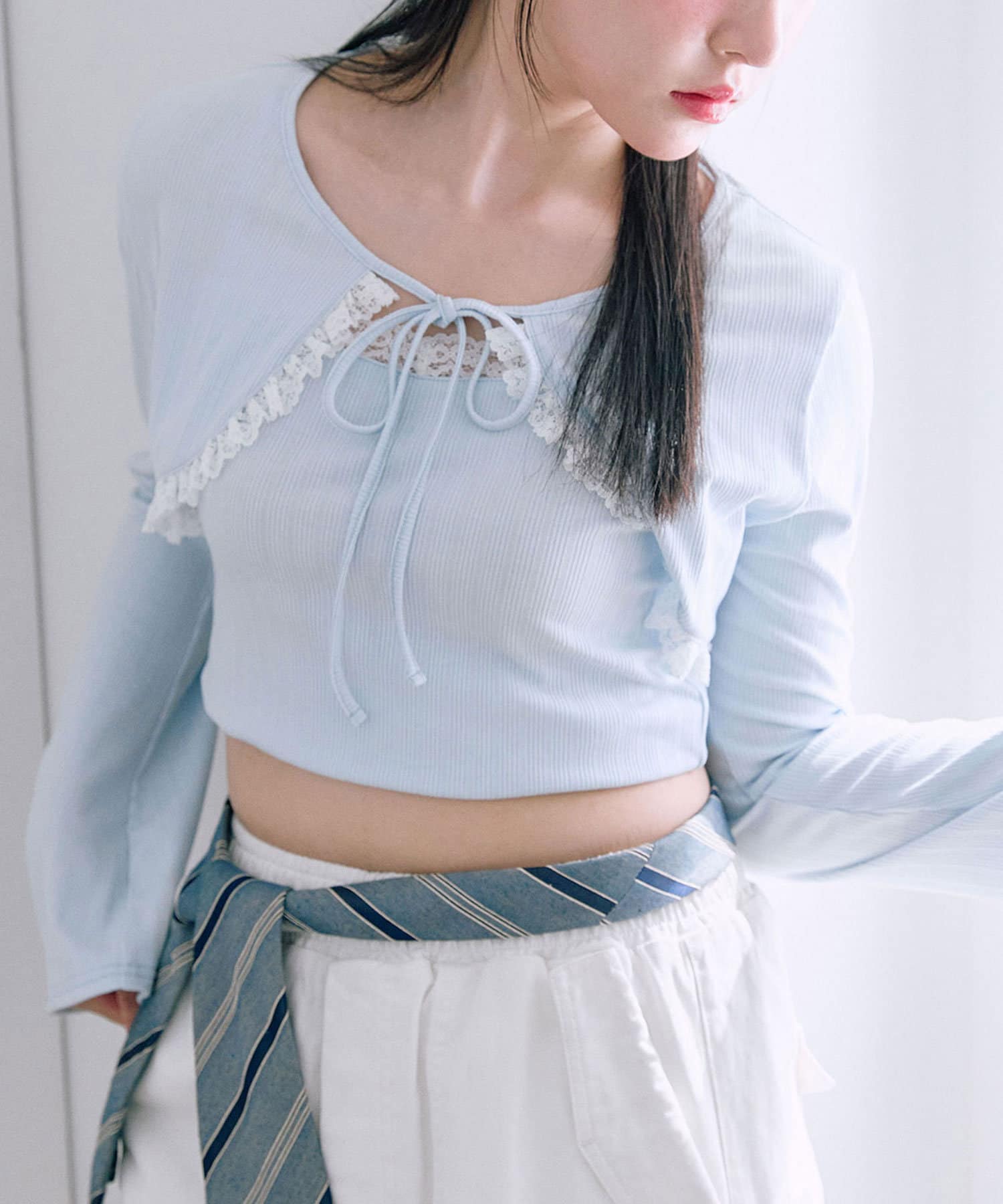 熱販売 INSCRIRE ☆完売品☆ボレロスウェット オリーブ（今期もの トップス