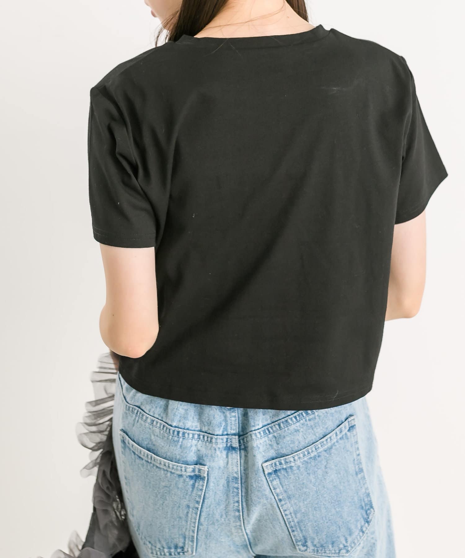 OLIVE des OLIVE(オリーブ デ オリーブ) 【WEB限定/リバイバル】リボン刺繍Tシャツ