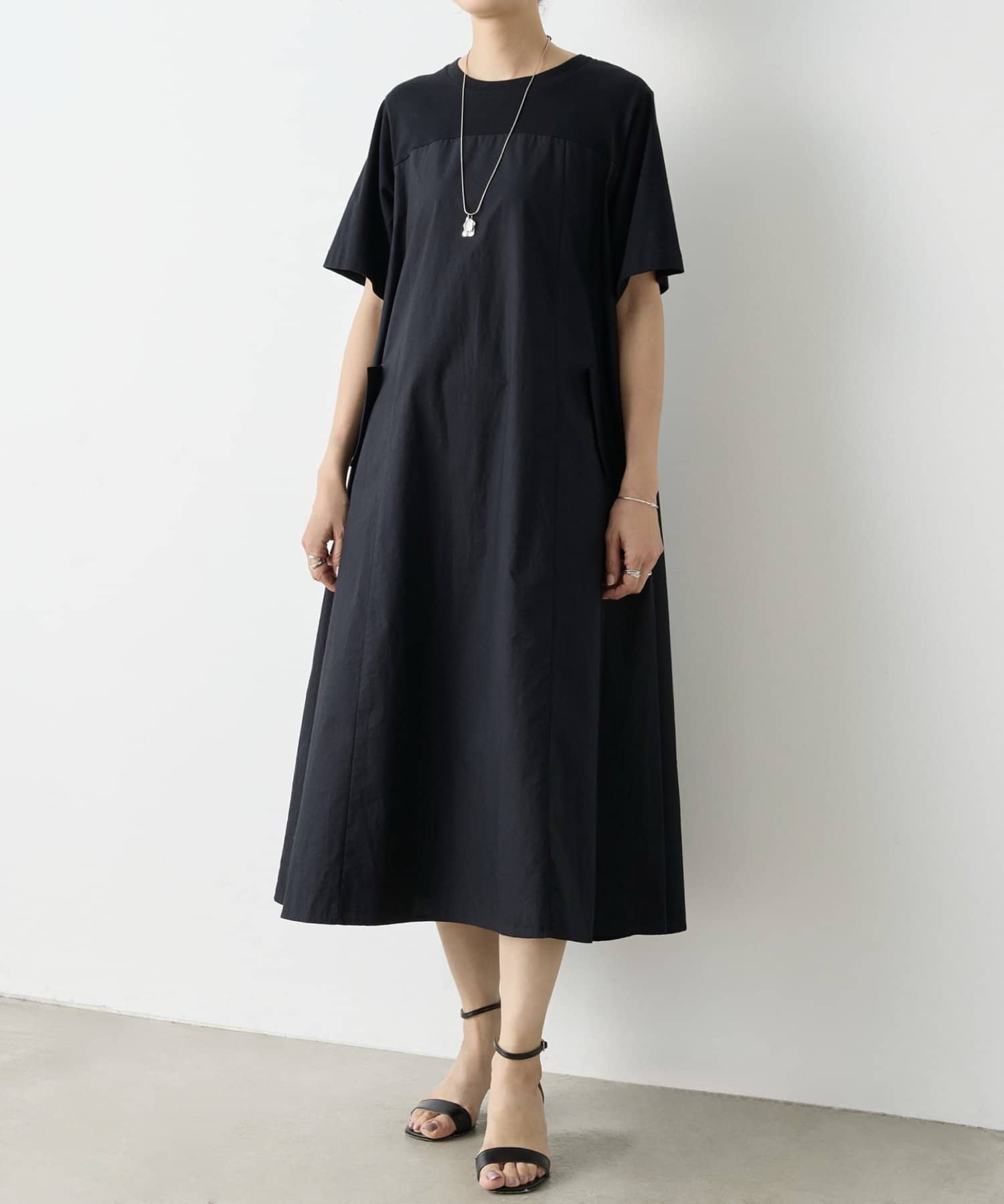 BEARDSLEY(ビアズリー) カットコンビフレアワンピース
