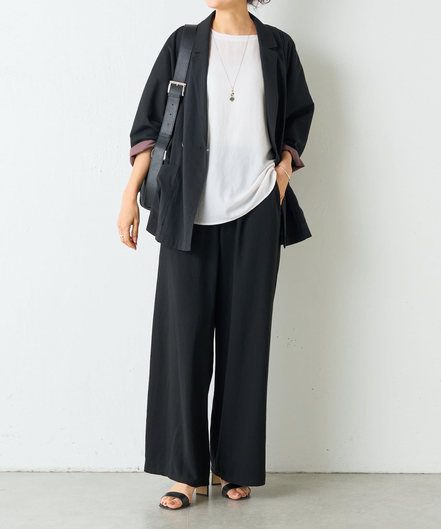 BEARDSLEY(ビアズリー) ストレッチジョーゼットブラウス