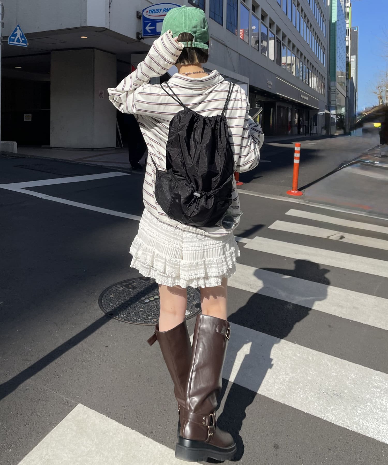 w closet(ダブルクローゼット) ナイロンナップサック