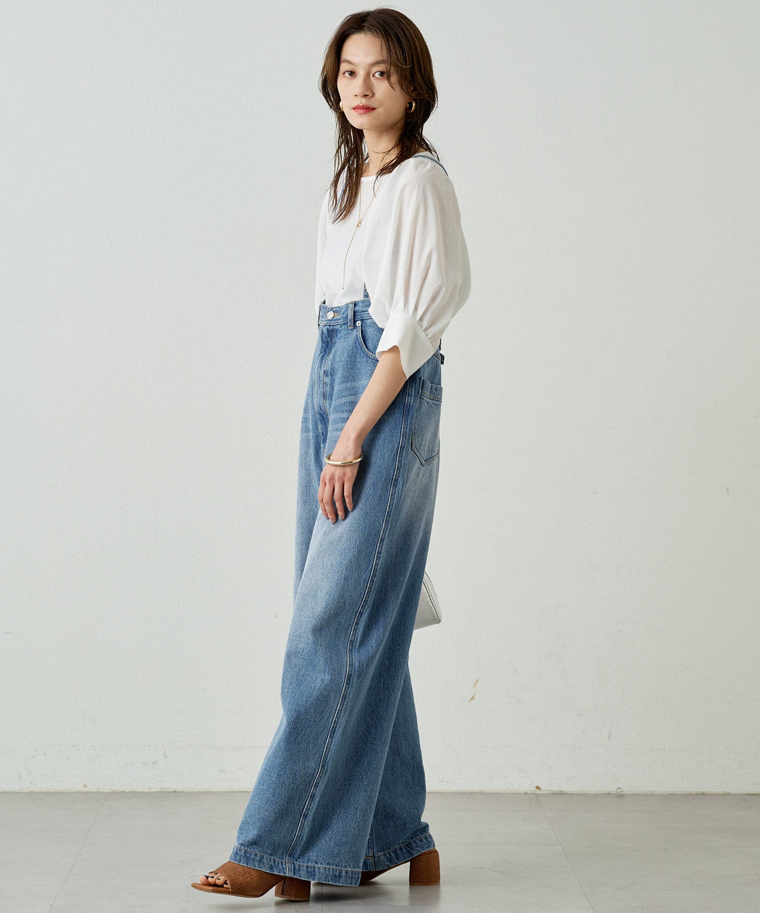 新品　Loungedress シアースクエアブラウス　ラウンジドレス 新品 Loungedress シアースクエアブラウス ラウンジドレス