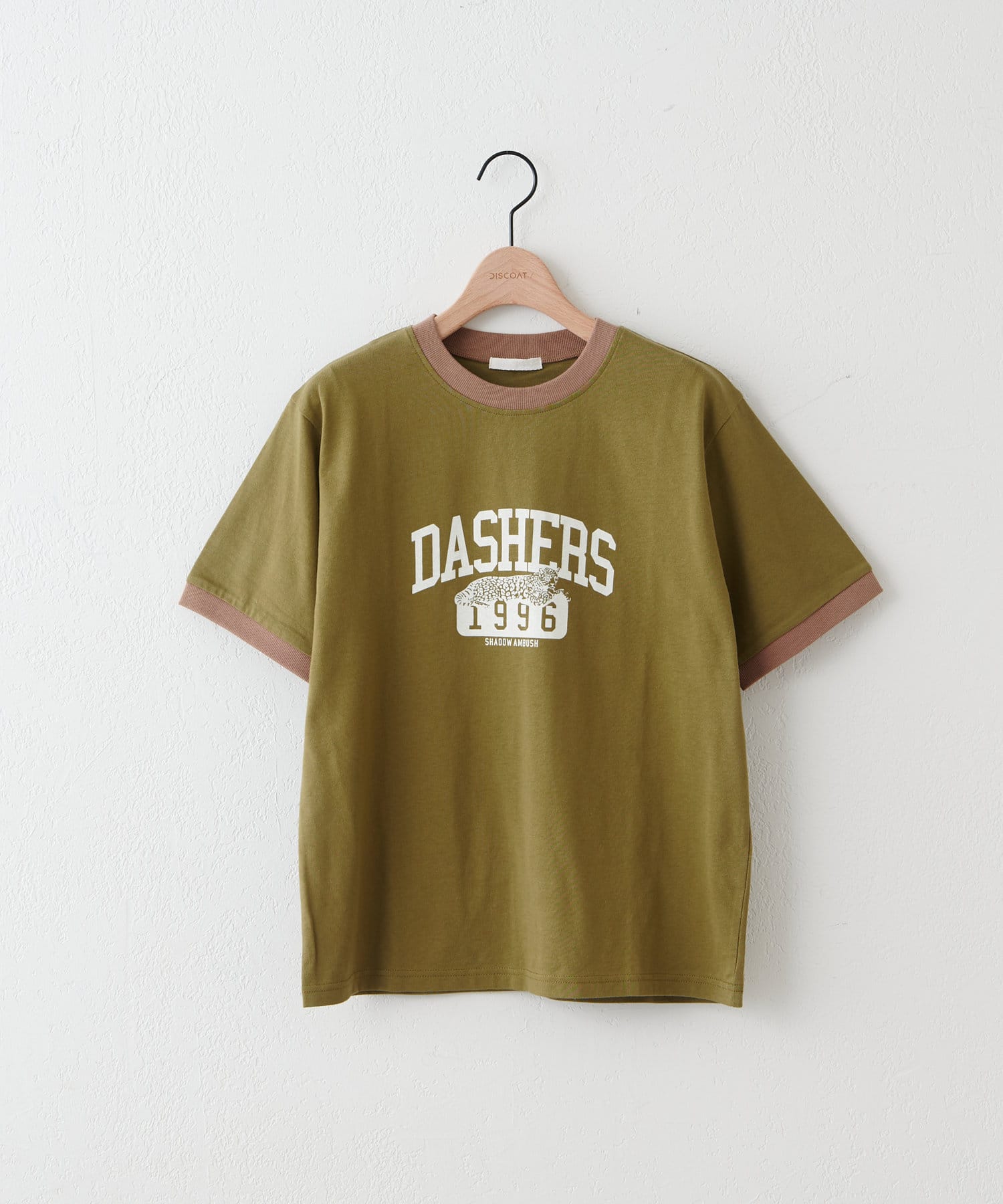 ユニセックス/WEB限定】DASHERSリンガーTシャツ | DISCOAT