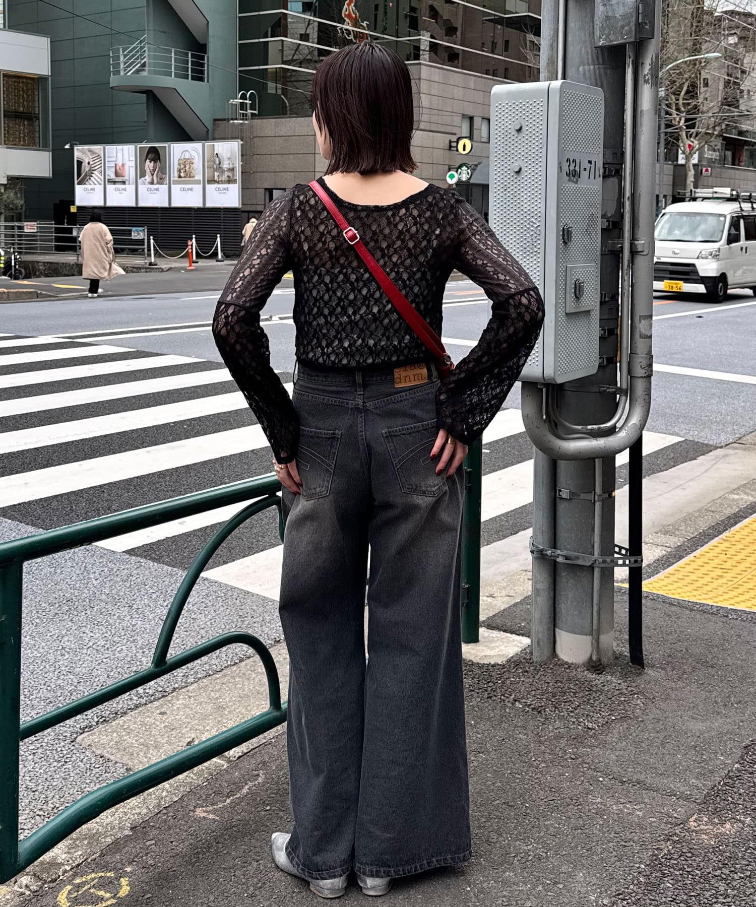 CIAOPANIC(チャオパニック) レースパネルシアートップス
