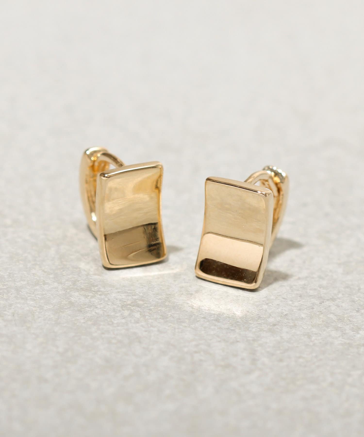 3COINS(スリーコインズ) スクエアメタルワンタッチピアス