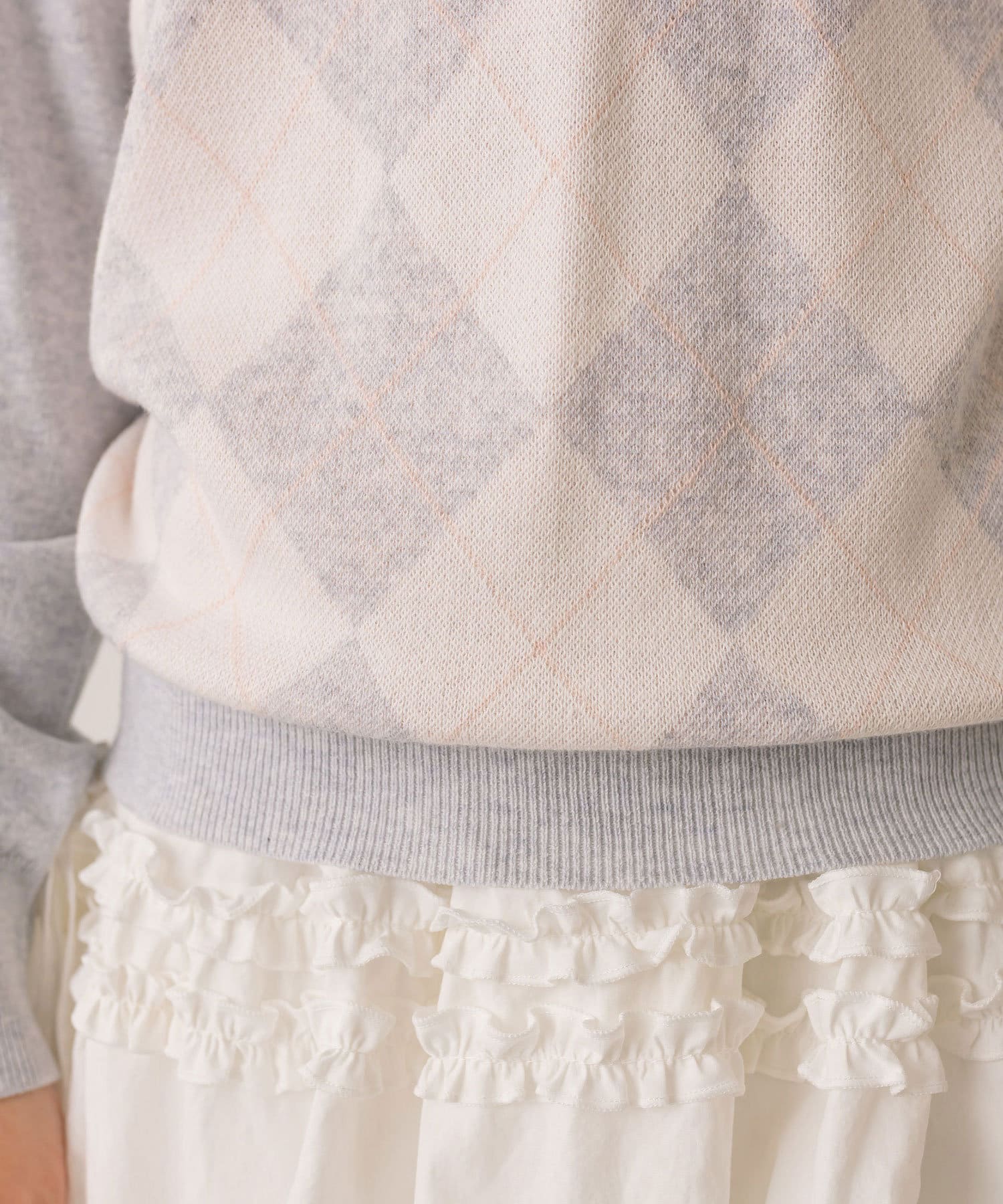 NICE CLAUP / OLIVE des OLIVE OUTLET(ナイスクラップ  / オリーブ デ オリーブ アウトレット) 【OLIVE des OLIVE】アーガイルニット