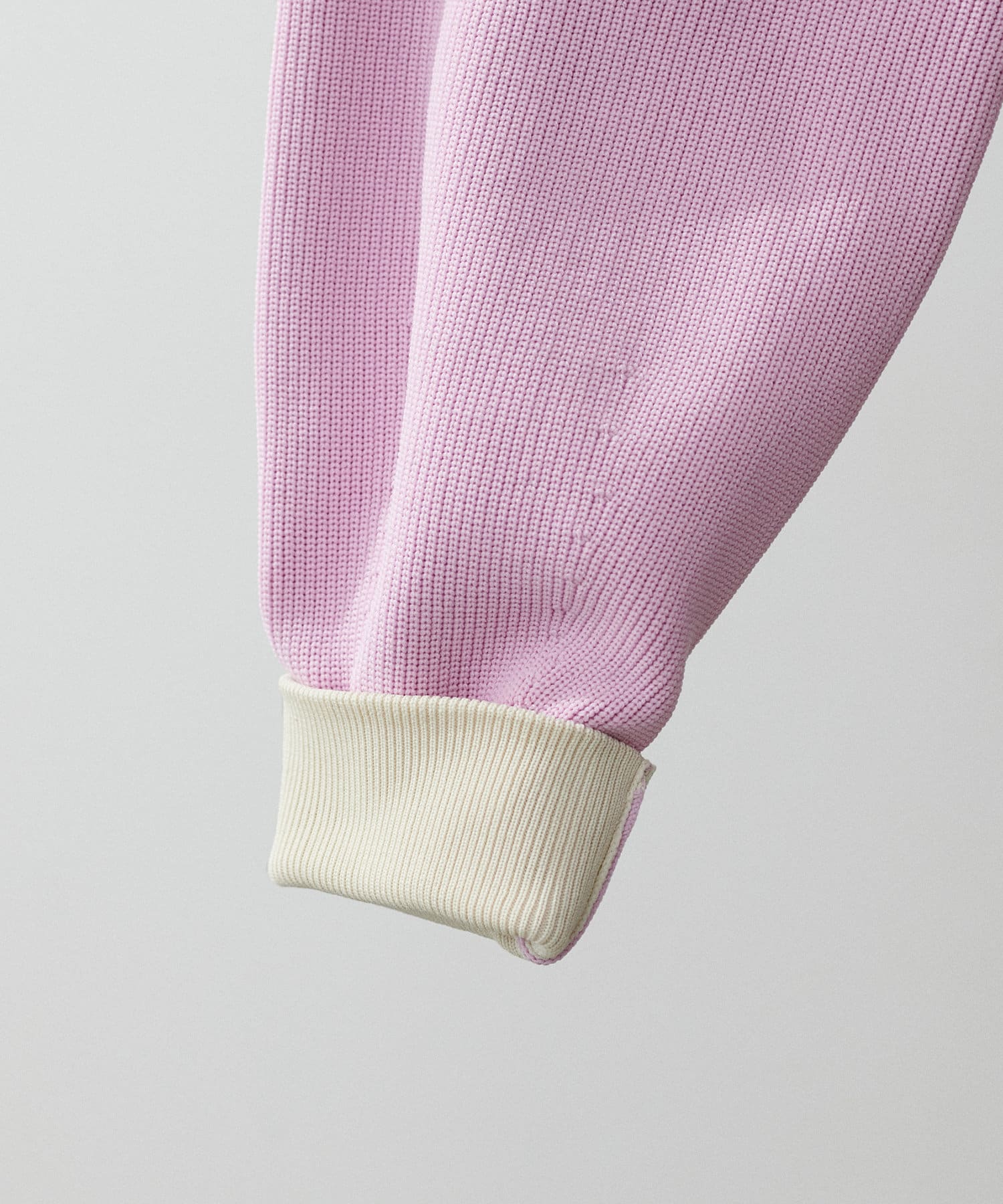 NICE CLAUP / OLIVE des OLIVE OUTLET(ナイスクラップ  / オリーブ デ オリーブ アウトレット) 【LARUTA】袖裏配色前後２WAYポリ畦ニット