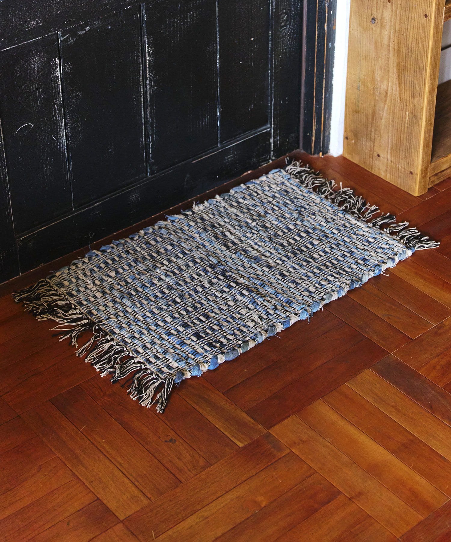 salut!(サリュ) デニムチンディマット：40x60cm／デニムナチュラル