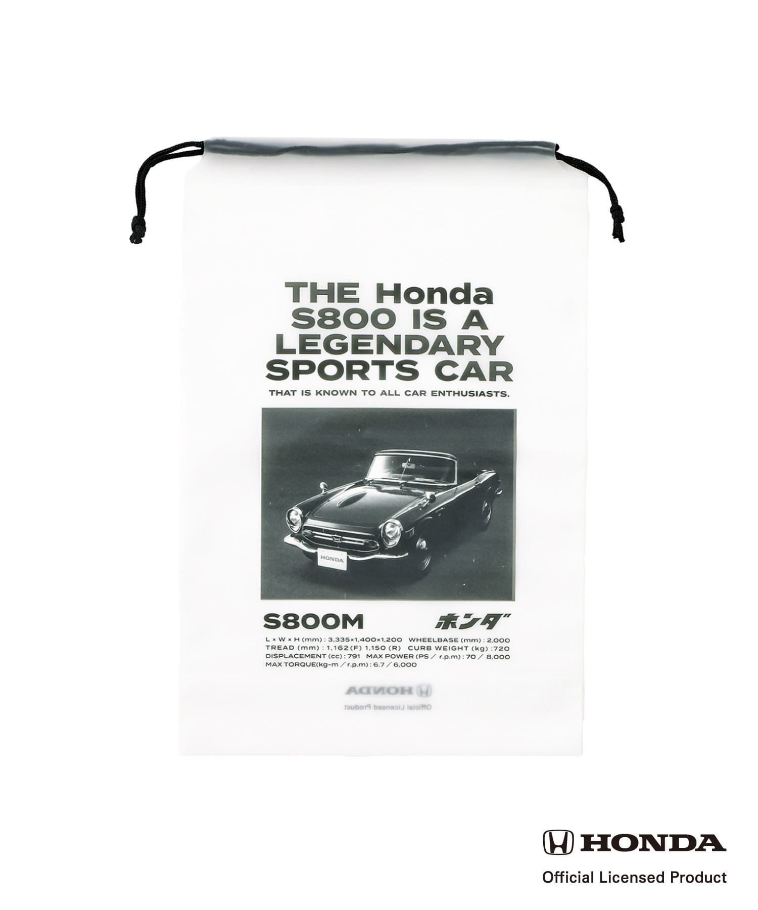 3COINS(スリーコインズ) Honda透明巾着10枚セット／Honda