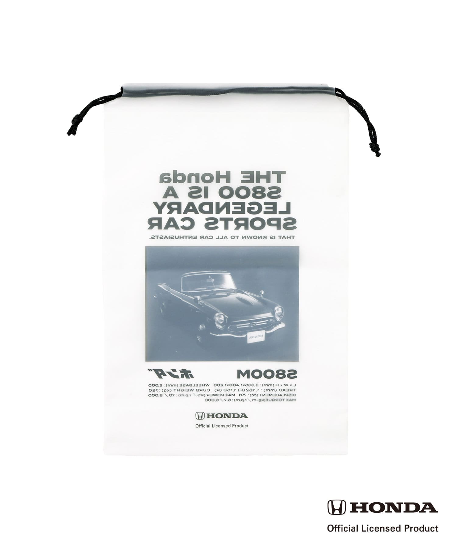3COINS(スリーコインズ) Honda透明巾着10枚セット／Honda