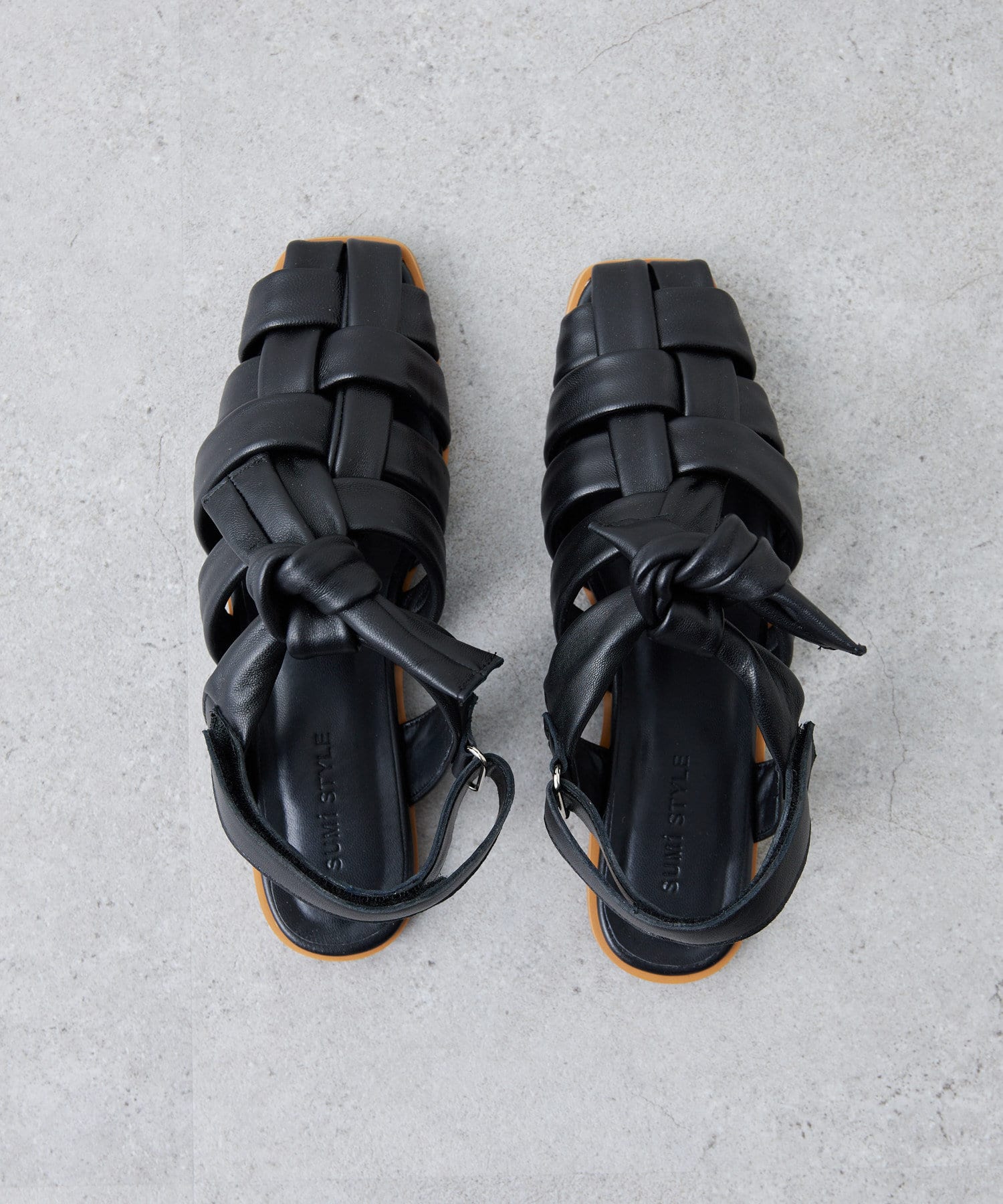 ear PAPILLONNER(イア パピヨネ) 《S・M・Lのサイズ展開》リボングルカサンダル【SUM1 STYLE(スミスタイル)】