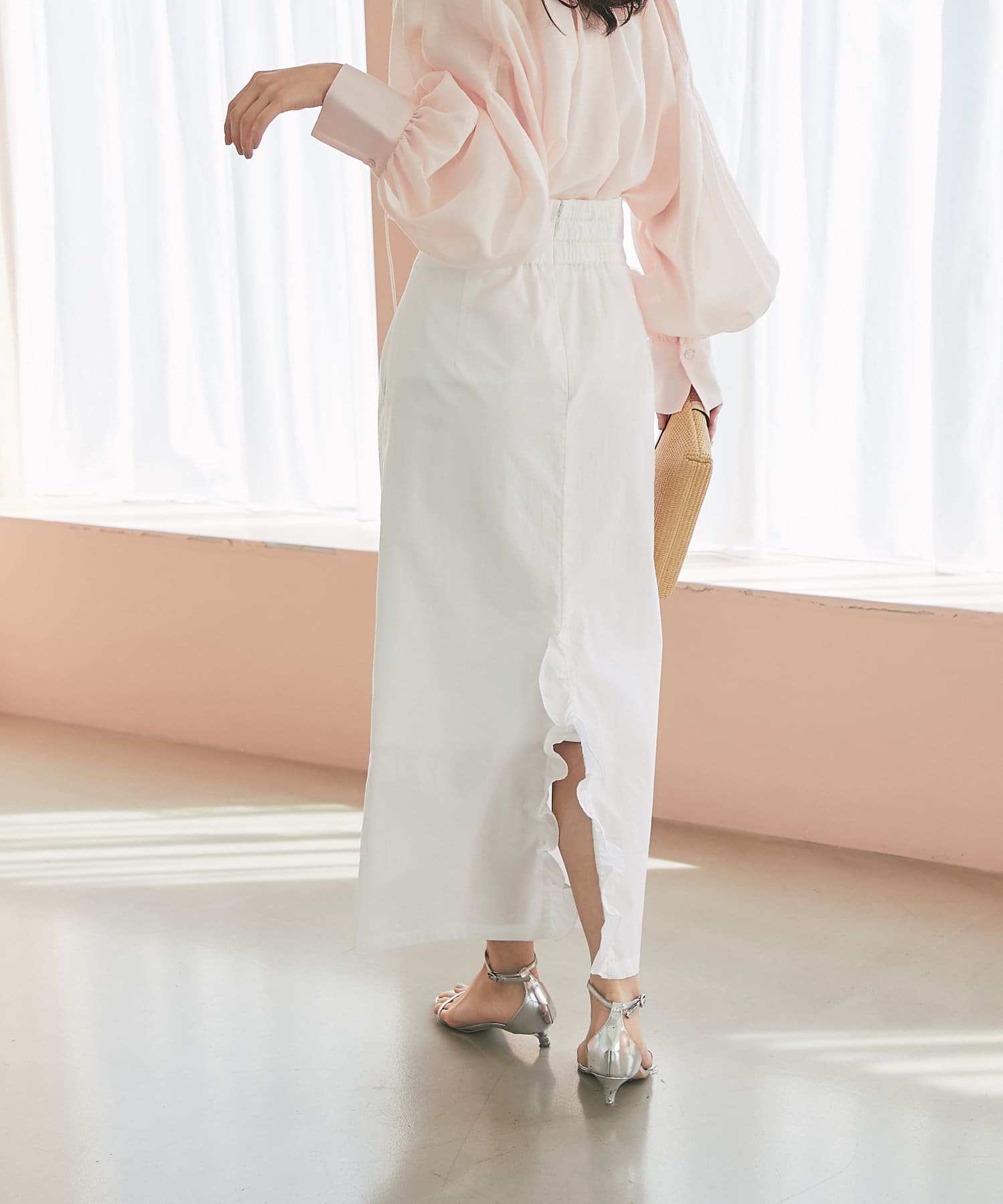 La boutique Bonbon スカート 「3サイズ展開あり」コットン