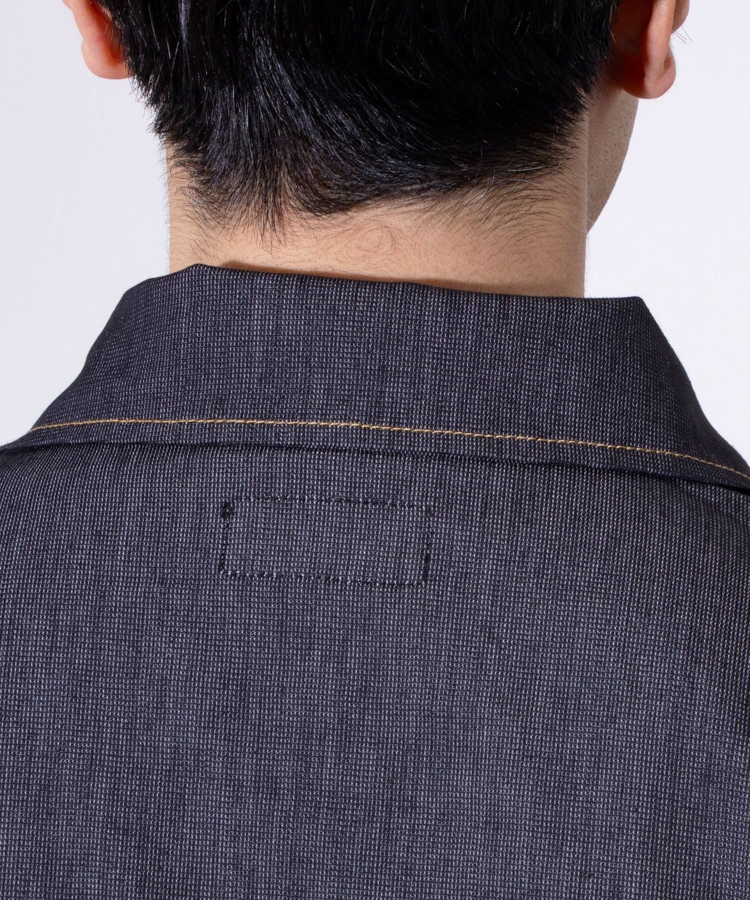 FREDY & GLOSTER(フレディ アンド グロスター) 【GLOSTER】メッシュ素材リラックスフィットデニムジップブルゾン/ジャケット