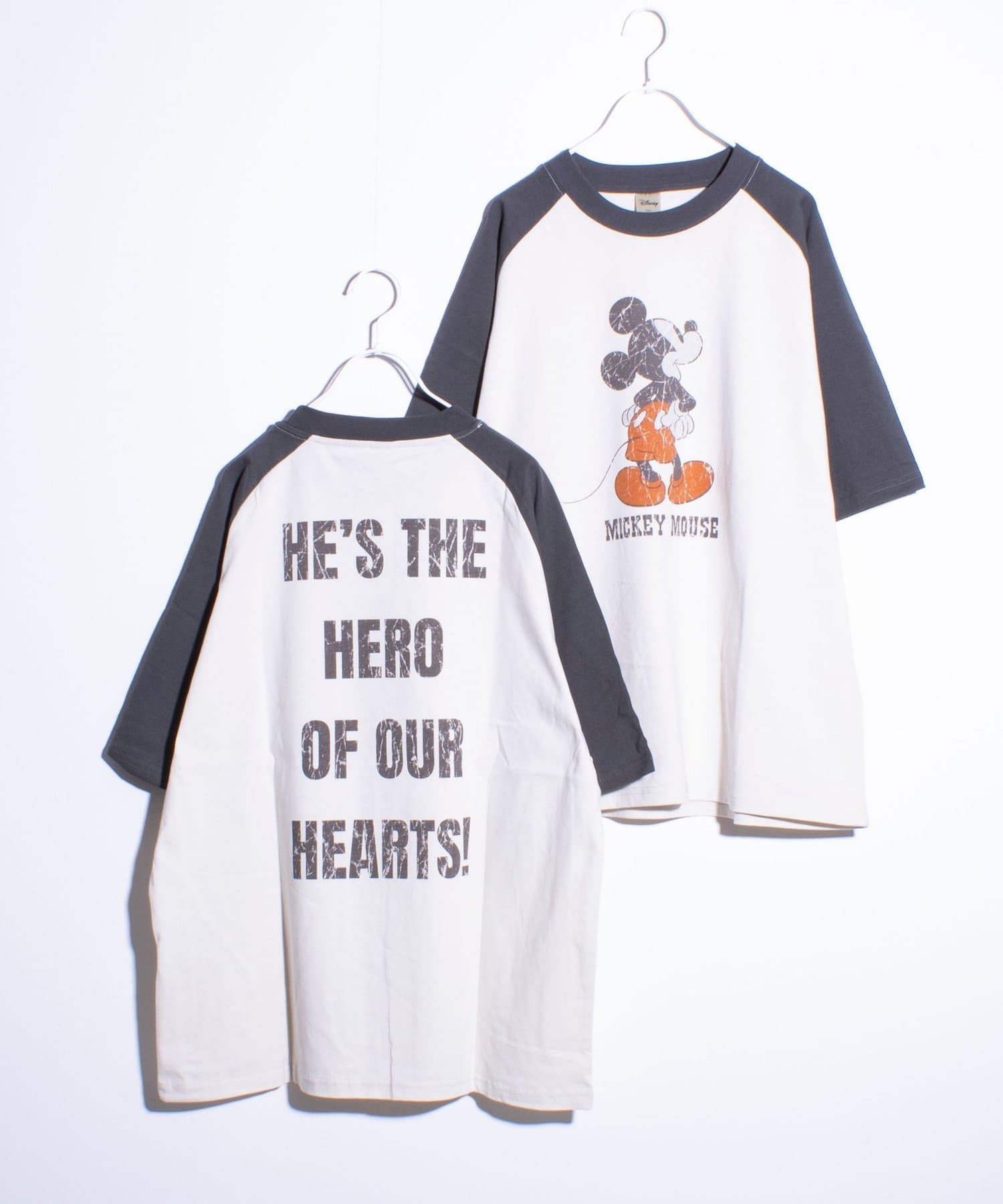 Mickey Mouse（ミッキーマウス）とTOM & JERRY（トムとジェリー）のキャラクタープリントTシャツ！・古着市場でも定番且つ人気となるラグランTシャツやバンド・ロックTをモチーフ