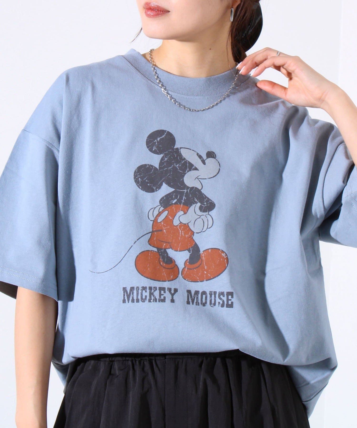 FREDY & GLOSTER(フレディ アンド グロスター) 【Disney】【TOM&JERRY】ピグメント/ラグランスリーブ プリントT
