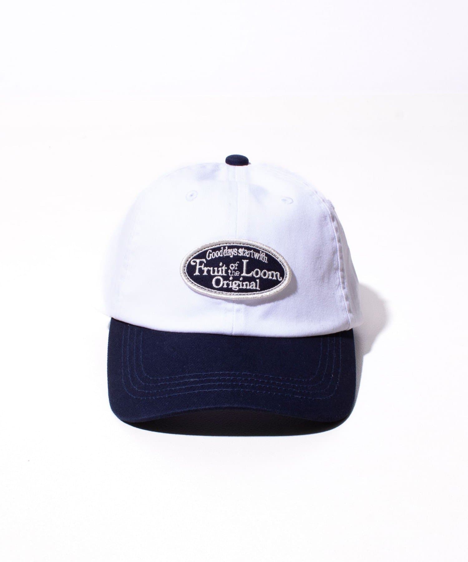 FRUIT OF THE LOOM】ツートーンワッペンキャップ | FREDY
