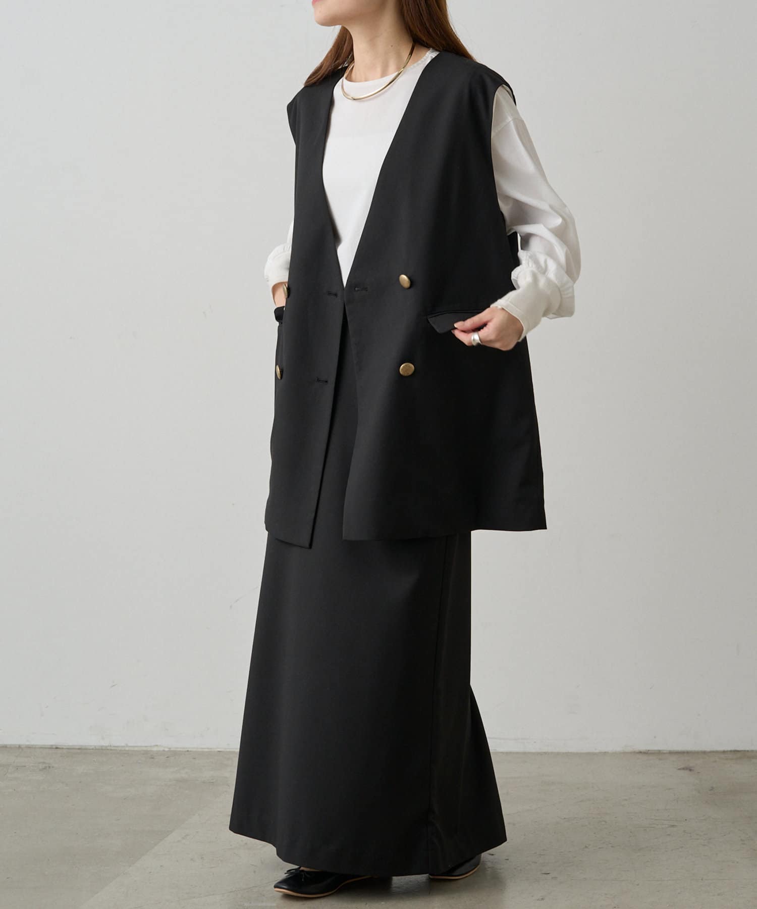 NICE CLAUP / OLIVE des OLIVE OUTLET(ナイスクラップ  / オリーブ デ オリーブ アウトレット) 【PUAL CE CIN】ナローシルエットスカート