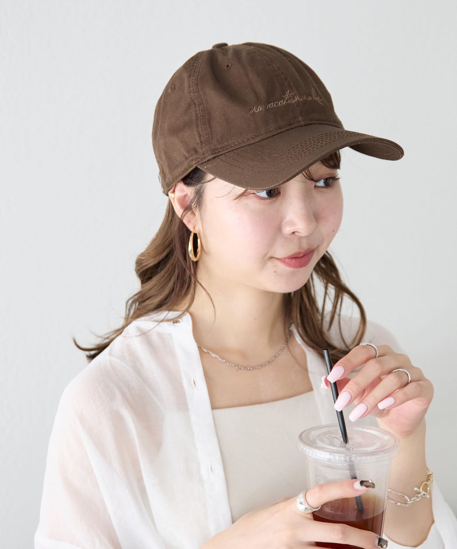 - 同色ロゴ刺繍キャップ DISCOAT(ディスコート)レディース PAL CLOSET(パルクローゼット) - パルグループ公式ファッション通販サイト
