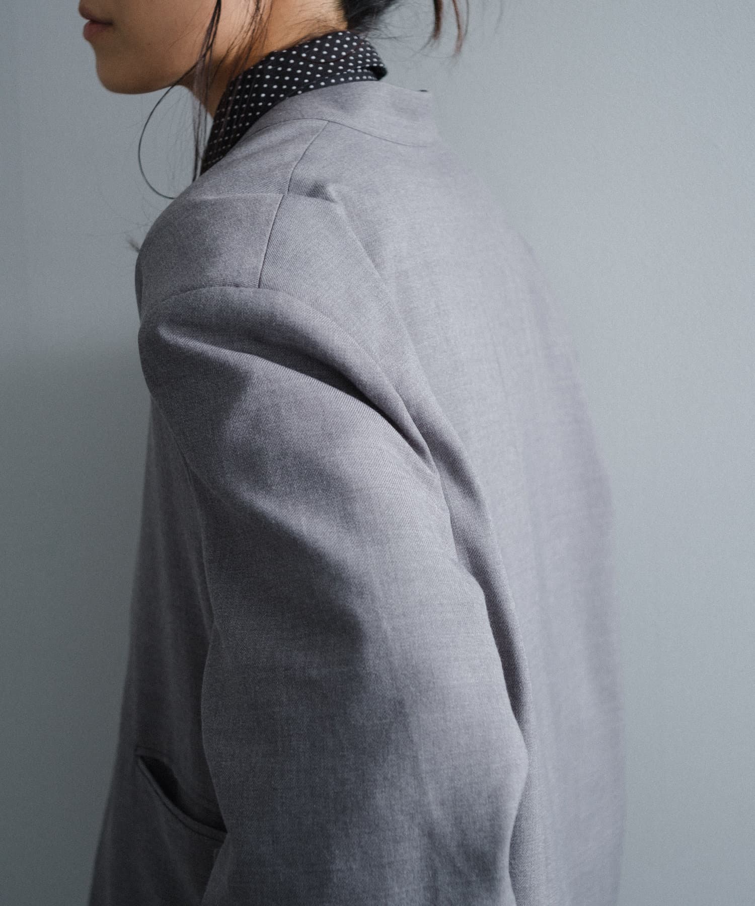 Pasterip(パセリ) Patterned tie shirt-dot
