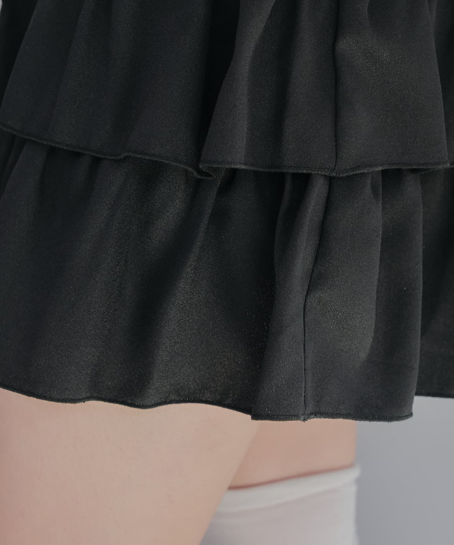 NICE CLAUP / OLIVE des OLIVE OUTLET(ナイスクラップ  / オリーブ デ オリーブ アウトレット) 【RMAF】【MARCHES】【トレンドアイテム!!】ミニティアードスカート