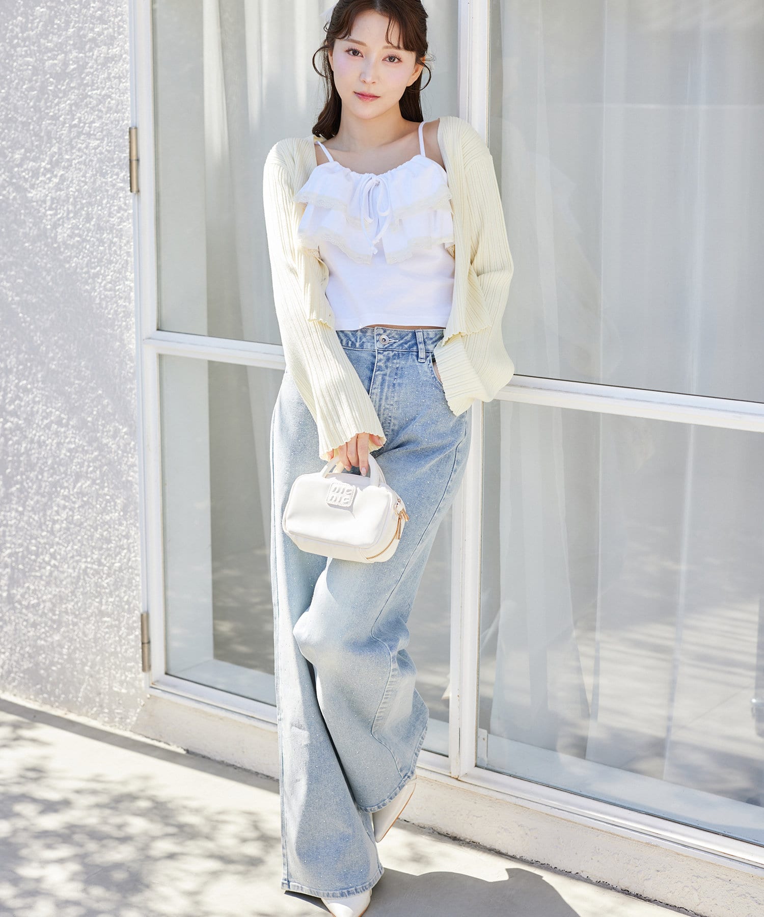 フリルキャミソール | one after another NICE CLAUP(ワンアフター