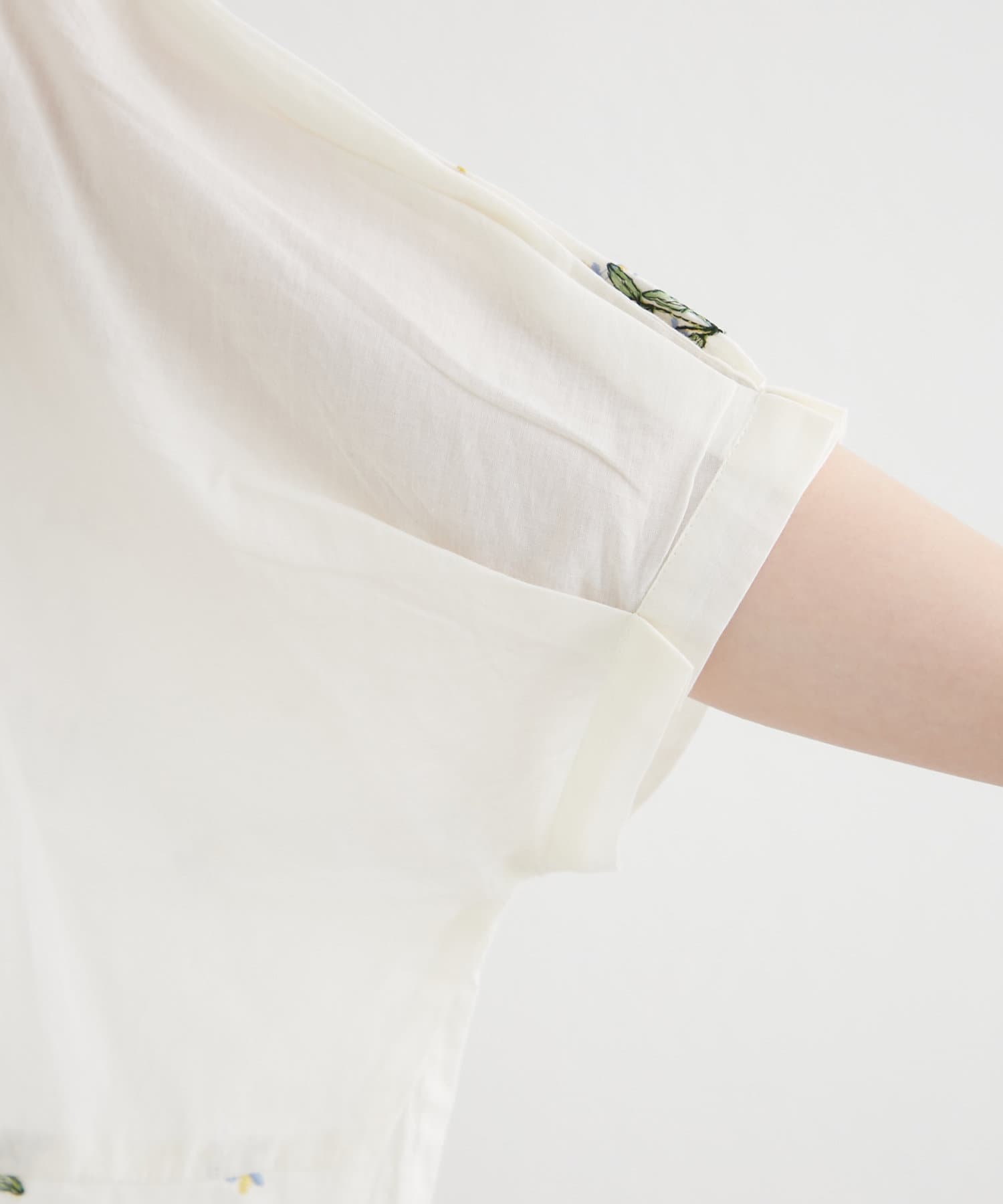 Remind me and forever(リマインドミーアンドフォーエバー) 【India Series】【SETUP対応】ミモザ刺繍ドルマンブラウス