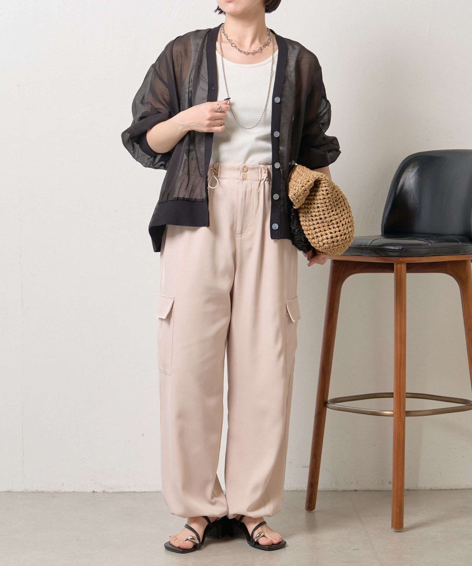 Jena espace merveilleux｜トロミパラシュートパンツ | Rakuten