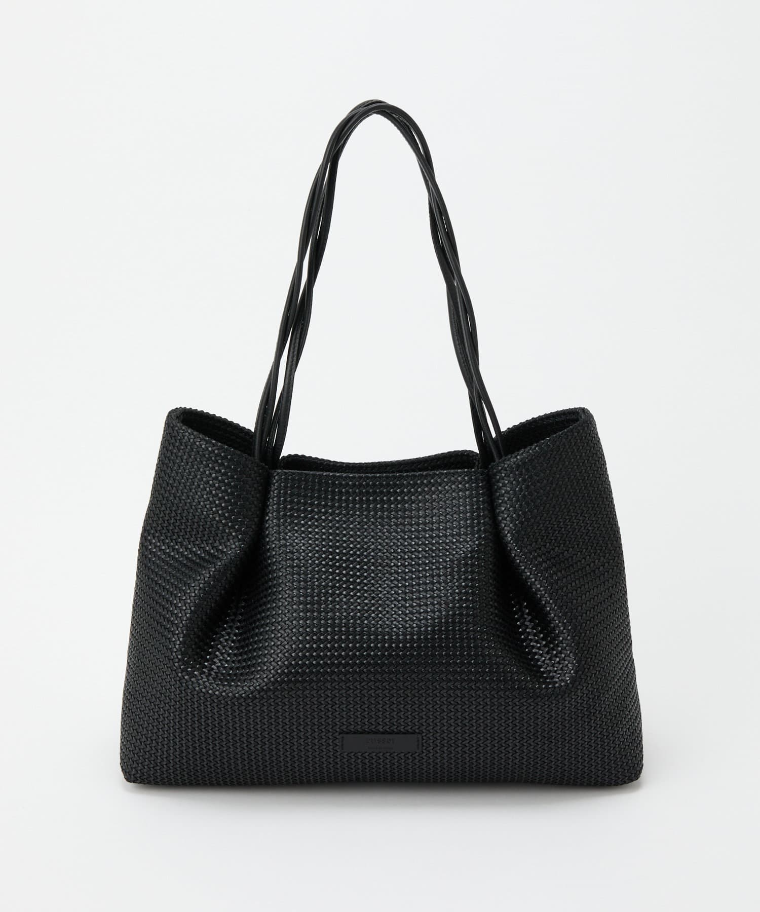 【rasset】 ラシット レザーメッシュトートバッグ モノグラム A4収納 rasset】 ラシット レザーメッシュトートバッグ モノグラム A4