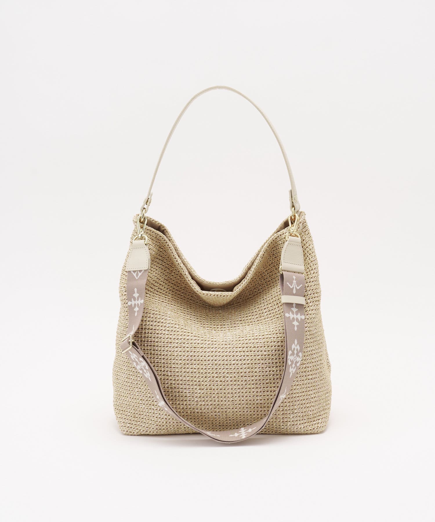 russet｜モノグラムテープ カゴ2wayバッグ | Rakuten Fashion