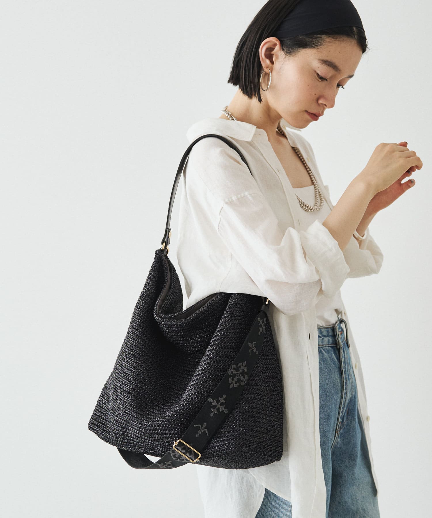 ラシット russet 2WAYトートバッグ(CEー009ーOUT) （Gray/Pink