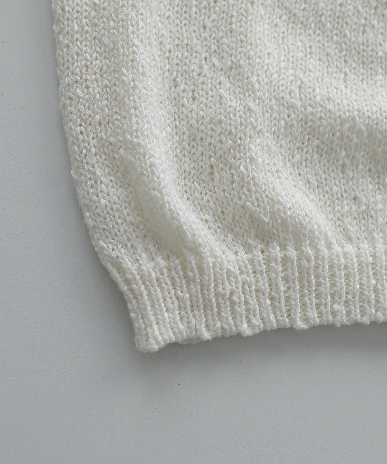 DISCOAT(ディスコート) 【WEB限定】ポケット付き半袖カーディガン