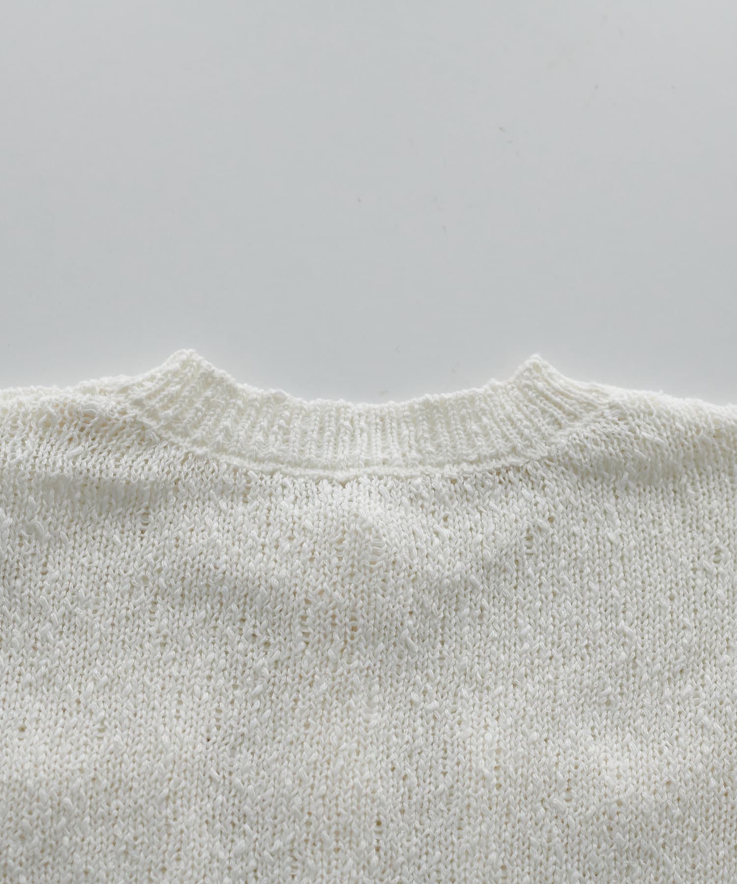 DISCOAT(ディスコート) 【WEB限定】ポケット付き半袖カーディガン