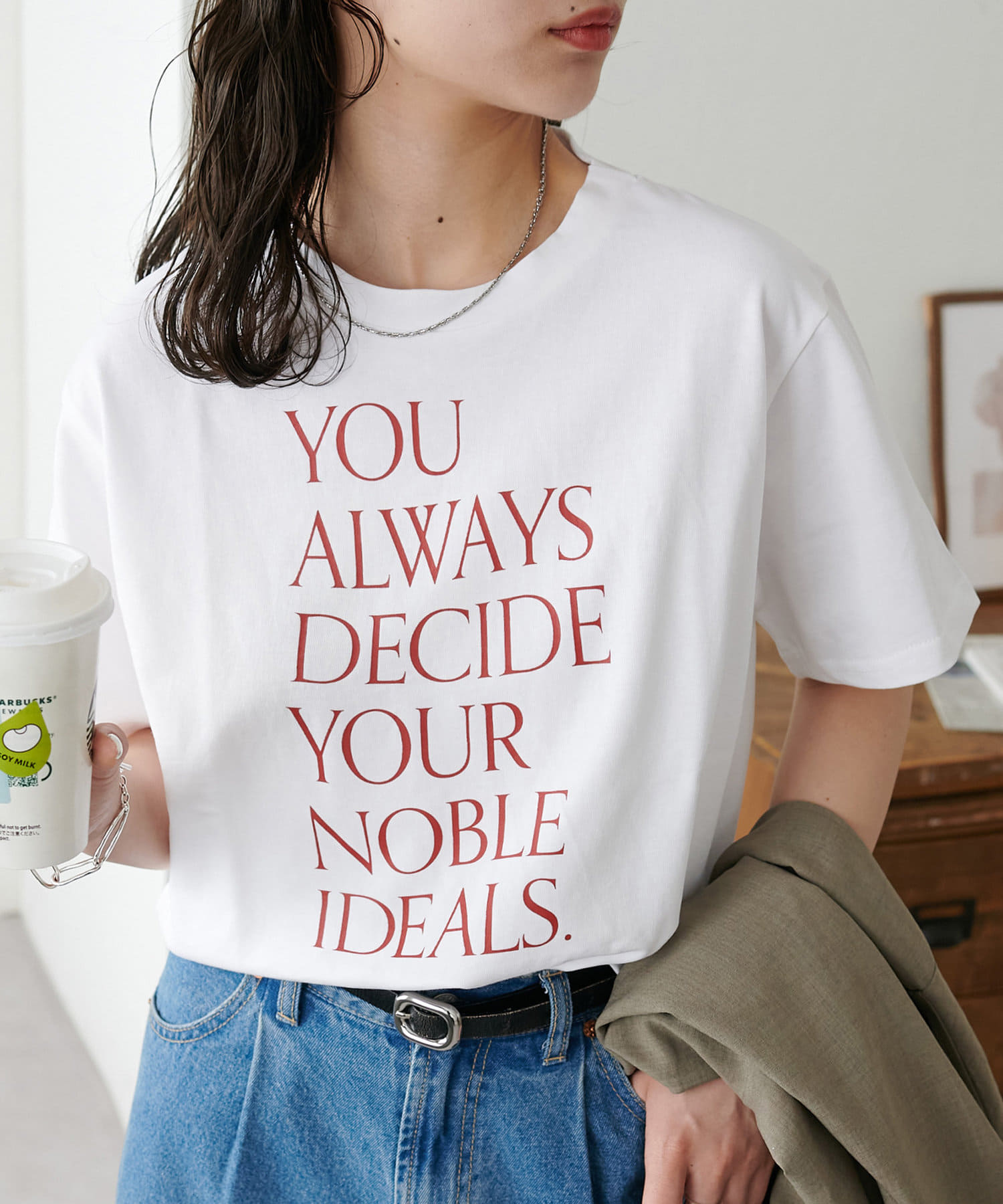 DISCOAT(ディスコート) 【WEB限定】ALWAYSコンパクトTシャツ