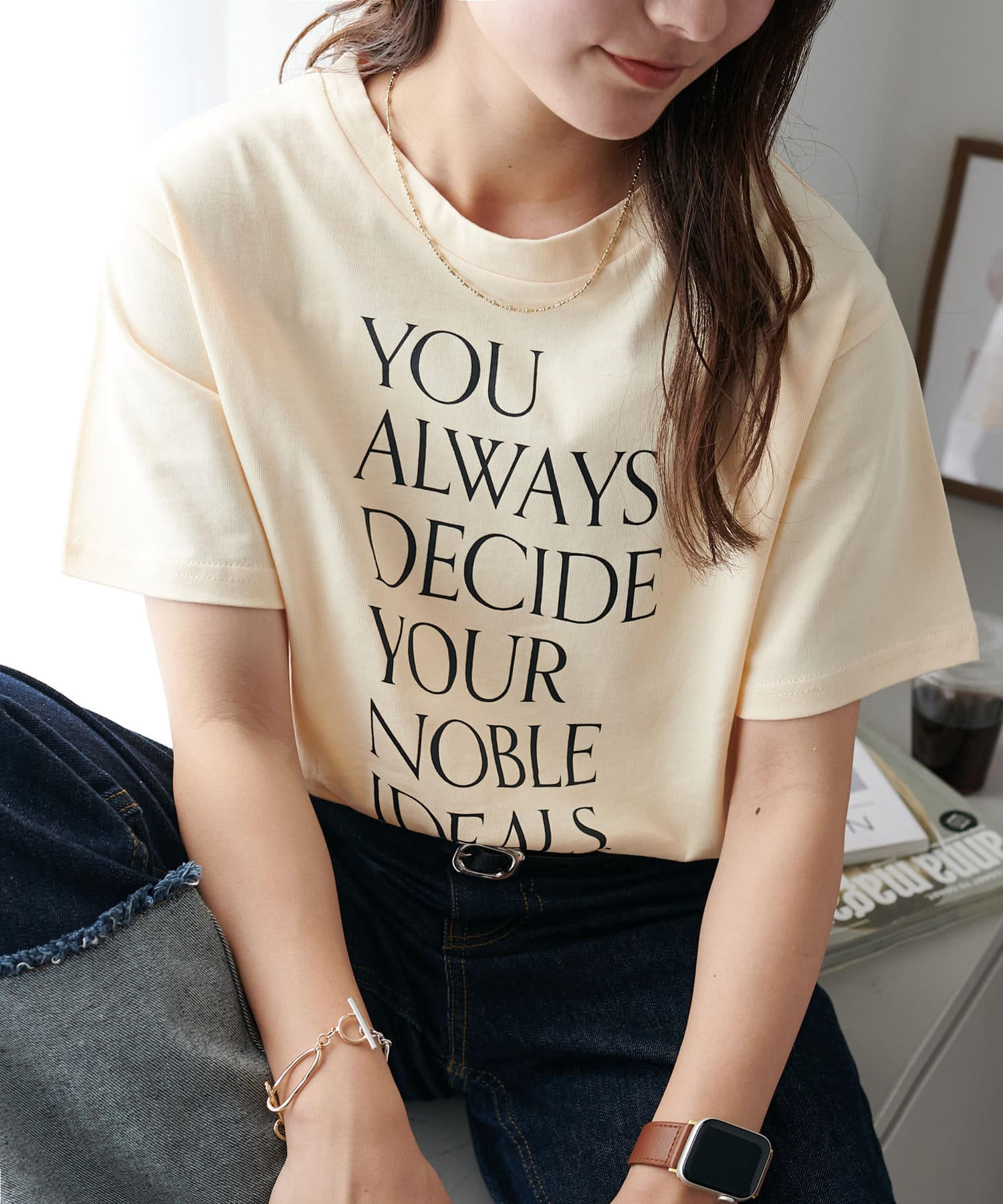 DISCOAT(ディスコート) 【WEB限定】ALWAYSコンパクトTシャツ