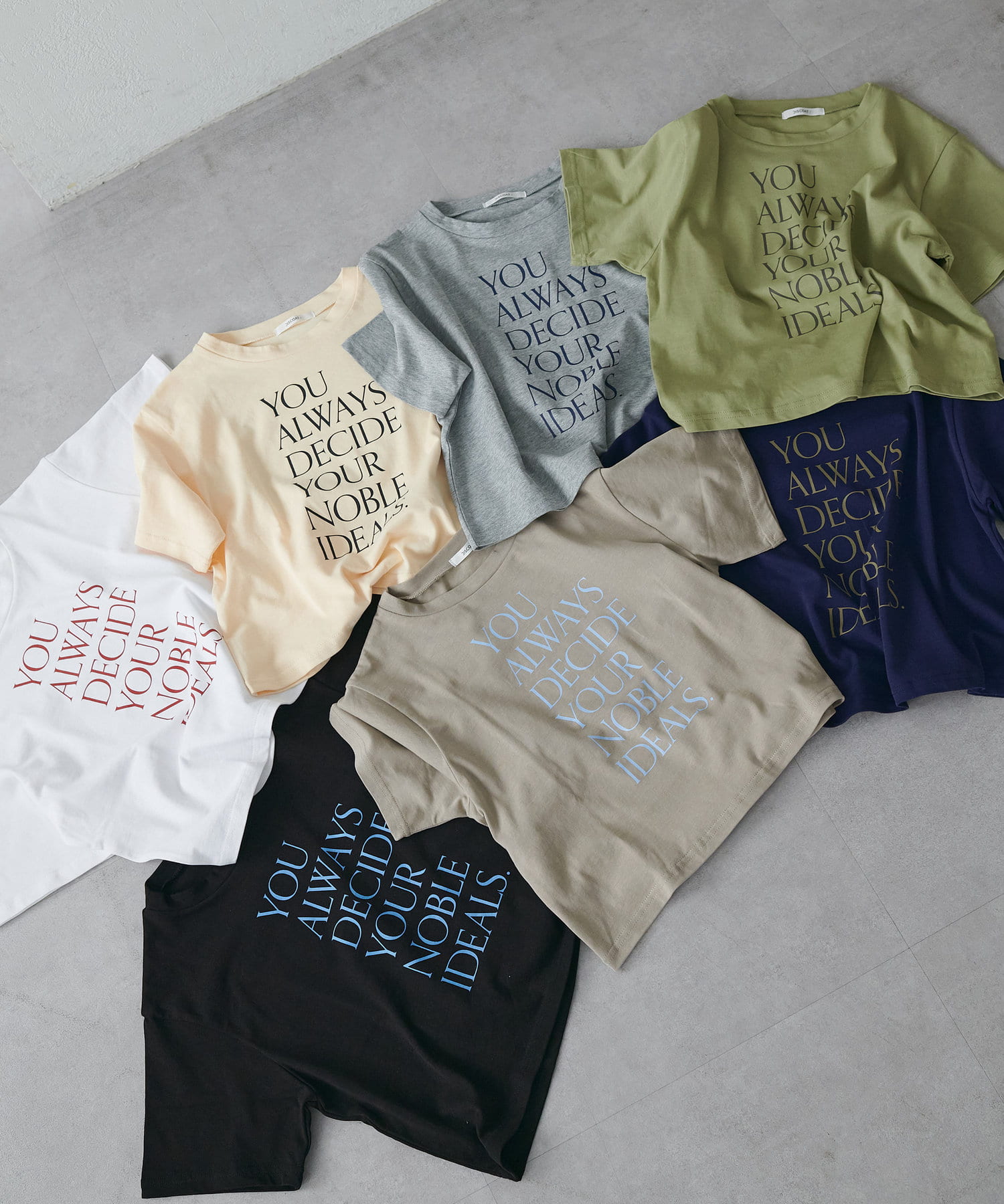 DISCOAT(ディスコート) 【WEB限定】ALWAYSコンパクトTシャツ
