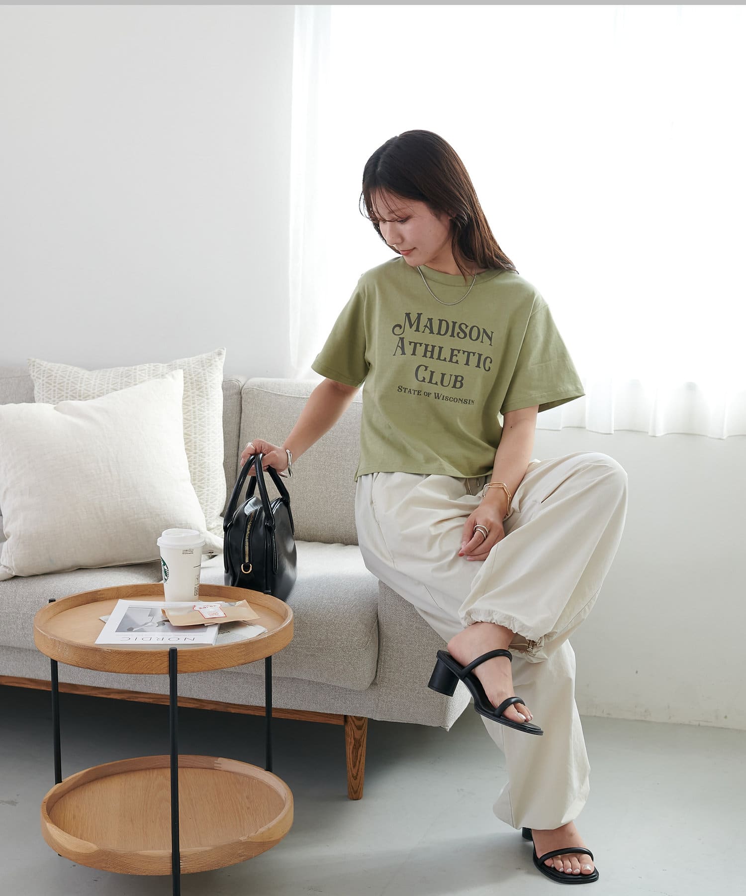 DISCOAT(ディスコート) 【WEB限定】MADISONコンパクトTシャツ