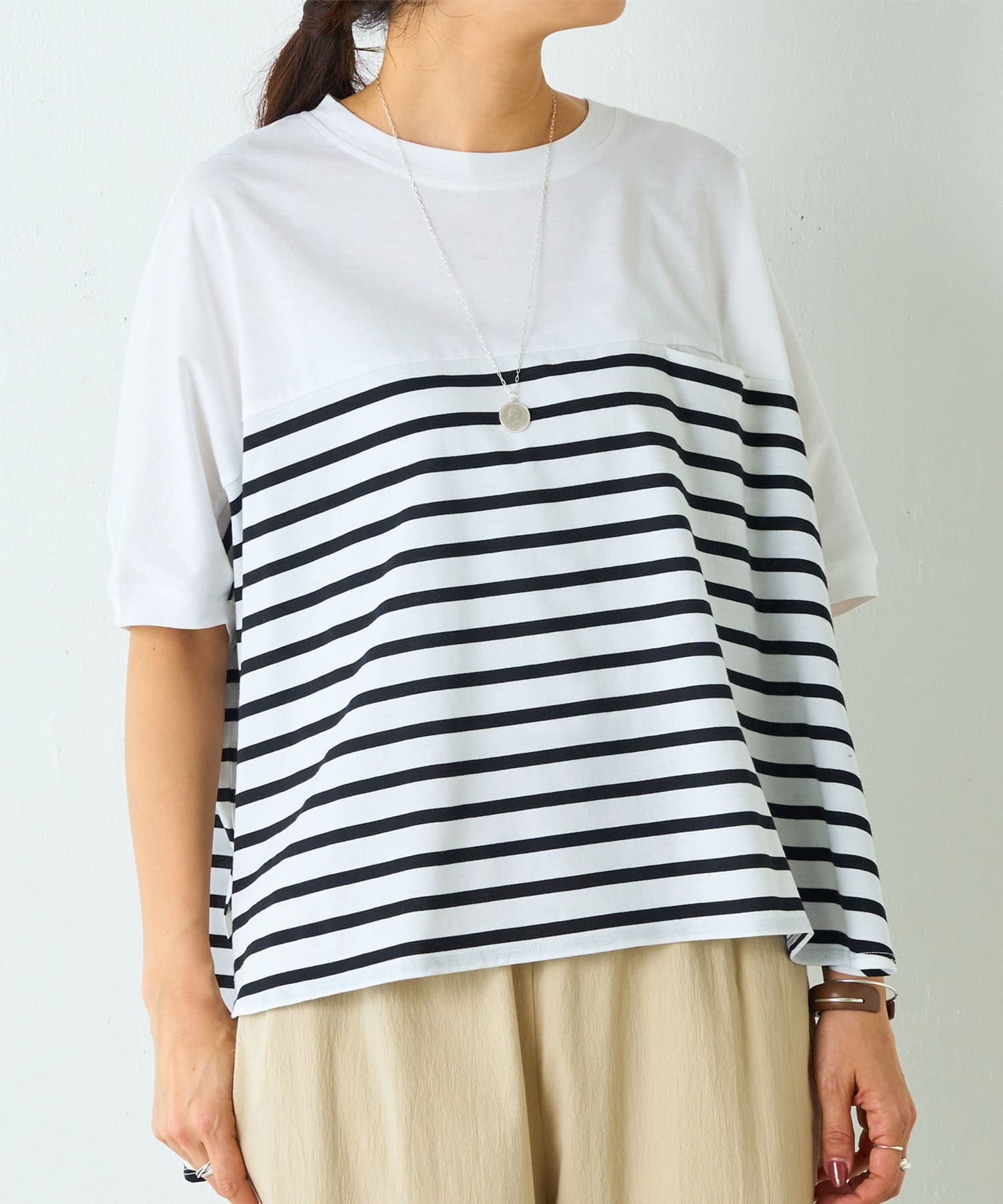 BEARDSLEY(ビアズリー) 切り替えユルTee