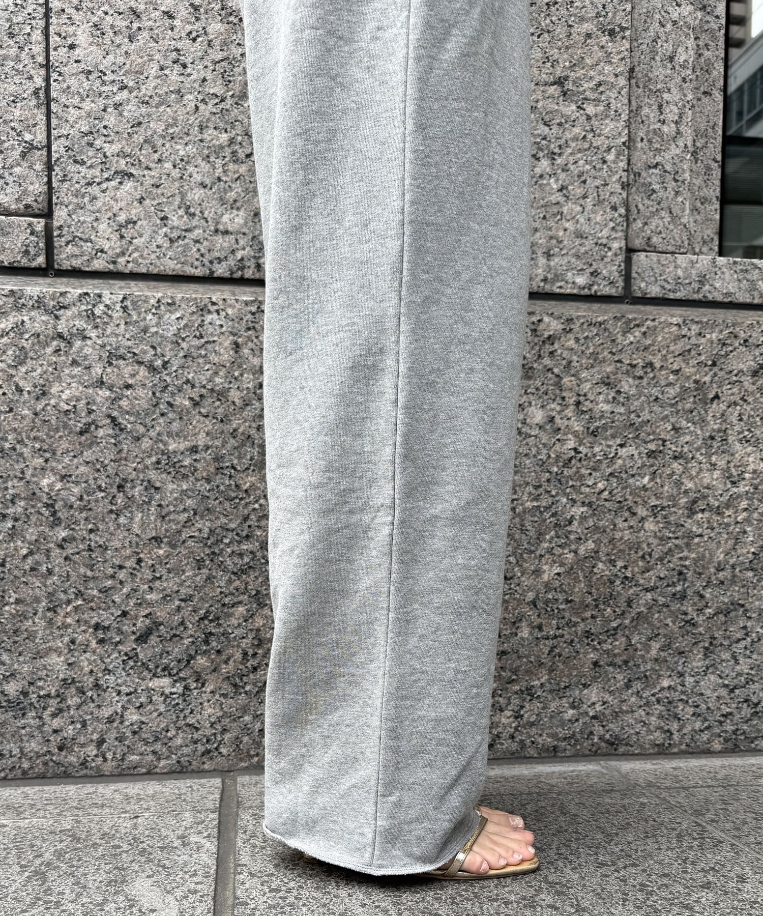 DOUDOU(ドゥドゥ) ロゴスウェットパンツ